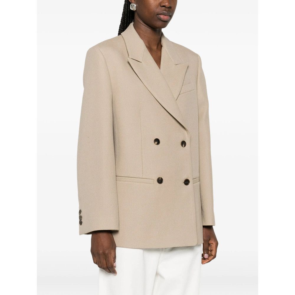 By Malene Birger By Malene Birger NEUTRALS Coats - Double Breasted & Peacoats Size S / US 4 / IT 40 - 4 Thumbnail