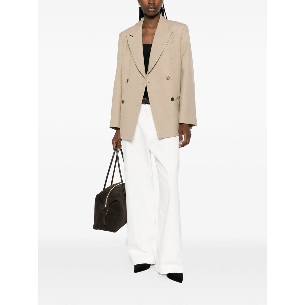 By Malene Birger By Malene Birger NEUTRALS Coats - Double Breasted & Peacoats Size S / US 4 / IT 40 - 2 Thumbnail