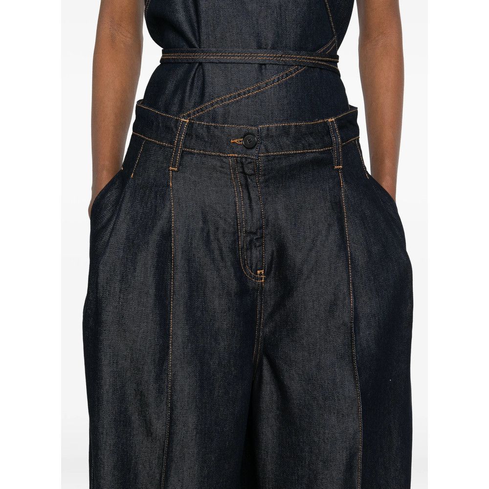 Iro Iro BLUE Denim - Wide-Leg Jeans Size 27" / US 4 / IT 40 - 3 Thumbnail