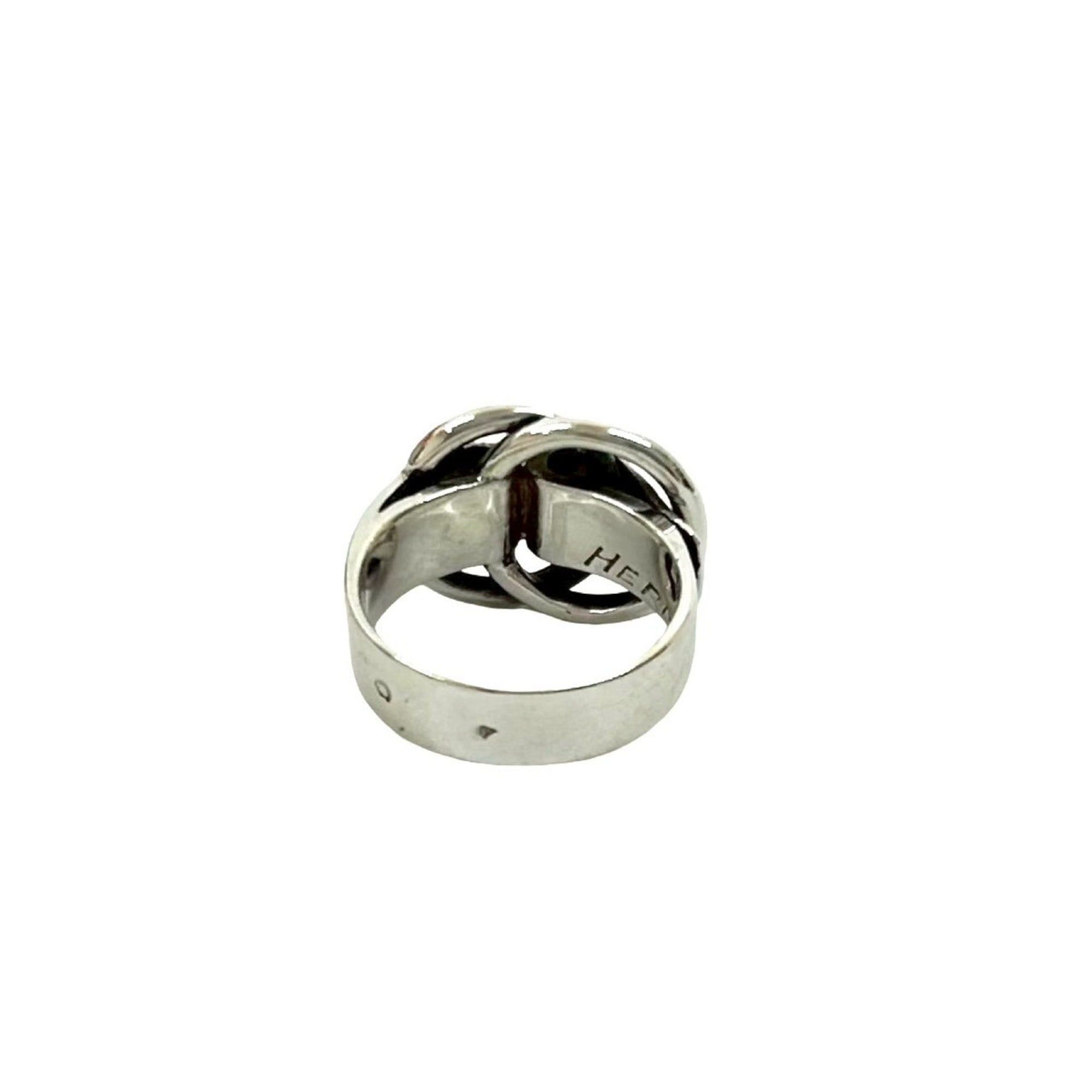 Hermes HERMES Desanneaux Ring, 925 Sterling Silver, Size 10, Women's Accessory, 70821 Size ONE SIZE - 6 Thumbnail