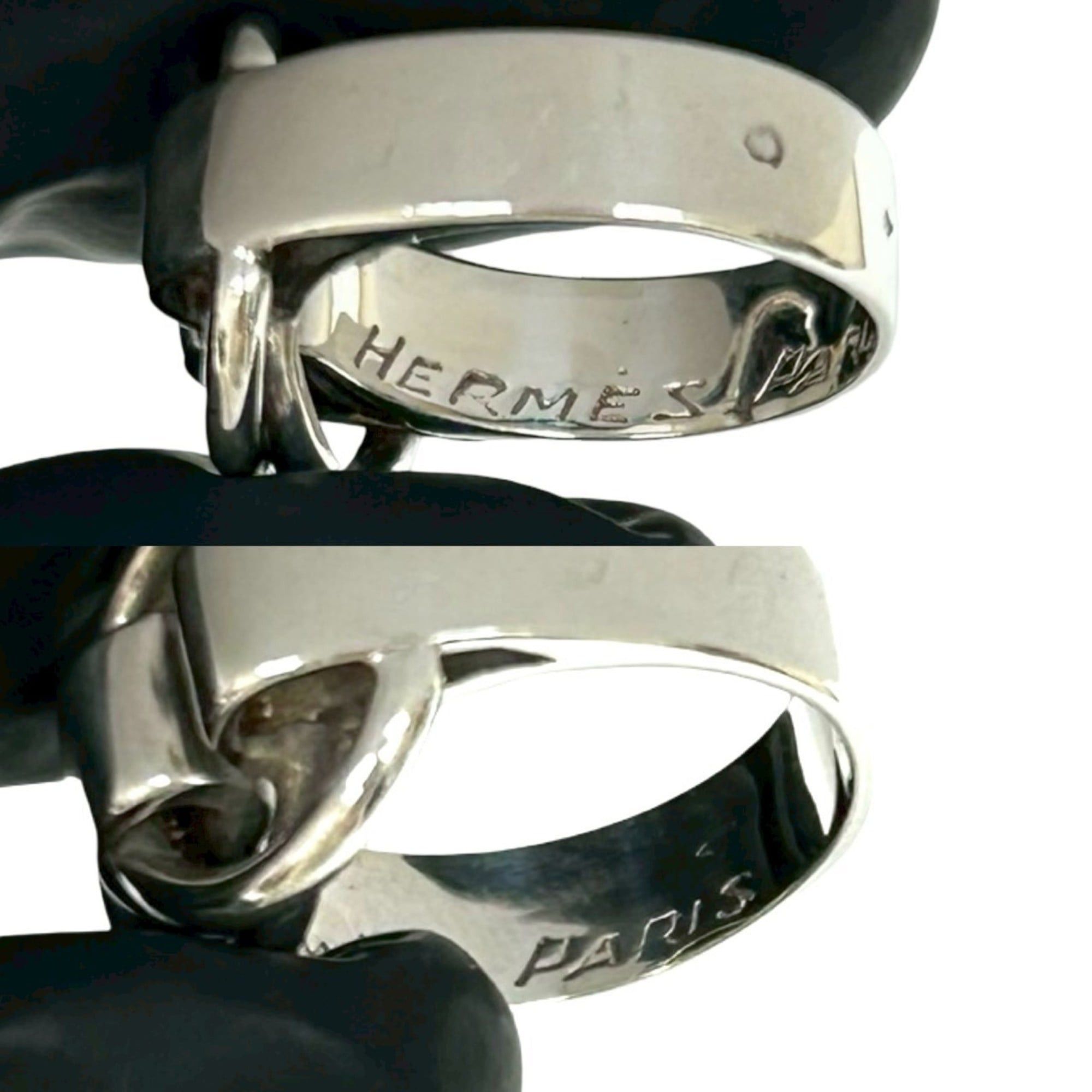 Hermes HERMES Desanneaux Ring, 925 Sterling Silver, Size 10, Women's Accessory, 70821 Size ONE SIZE - 3 Thumbnail