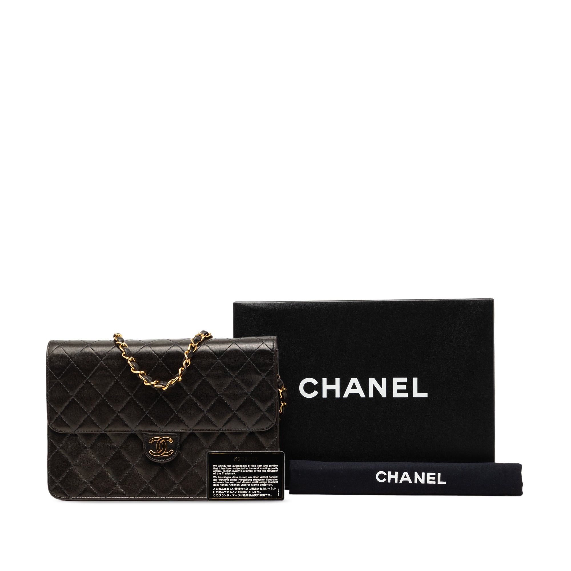 Chanel CC Quilted Lambskin Single Flap Size ONE SIZE - 8 Thumbnail