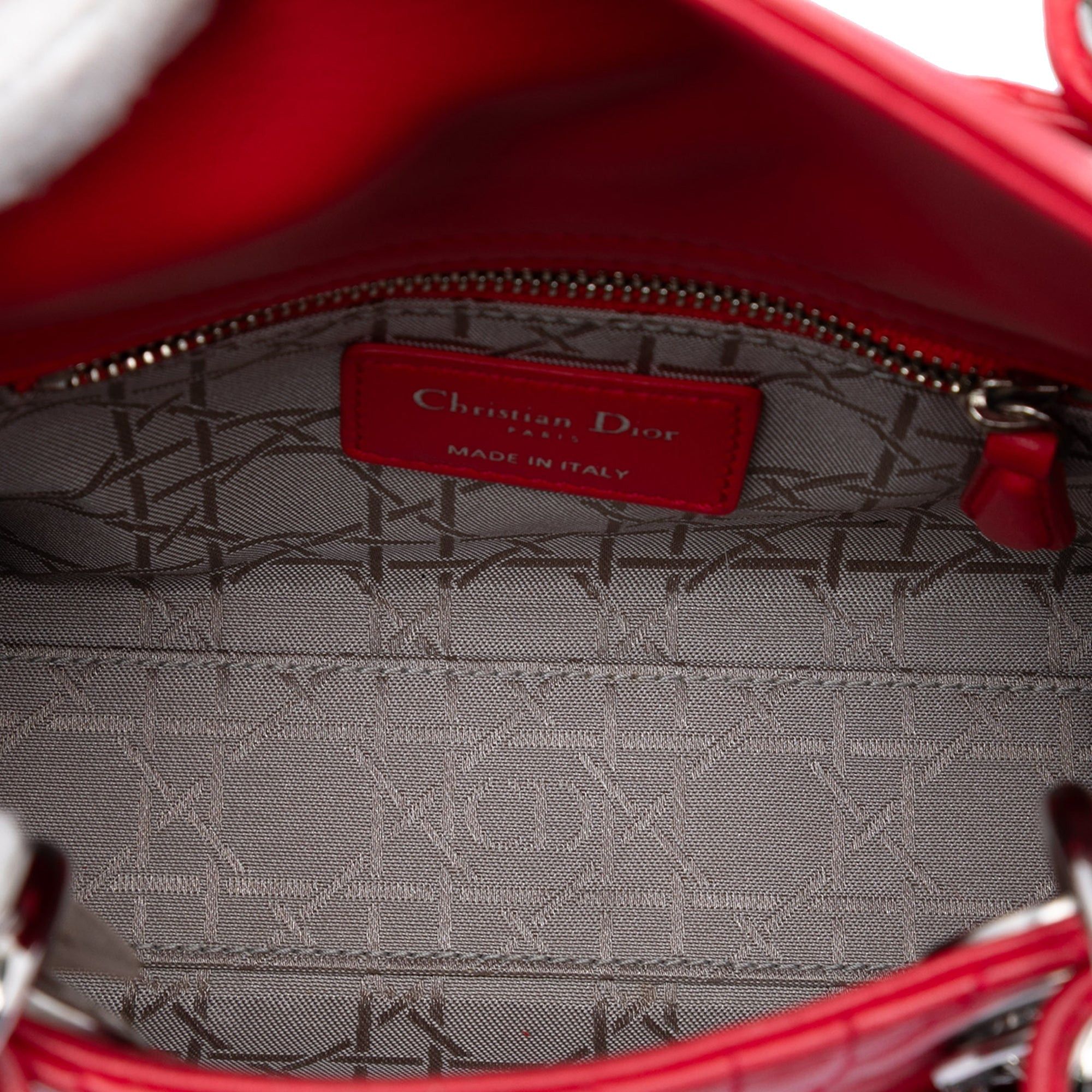 Dior Mini Lambskin Cannage Lady Dior Size ONE SIZE - 4 Thumbnail