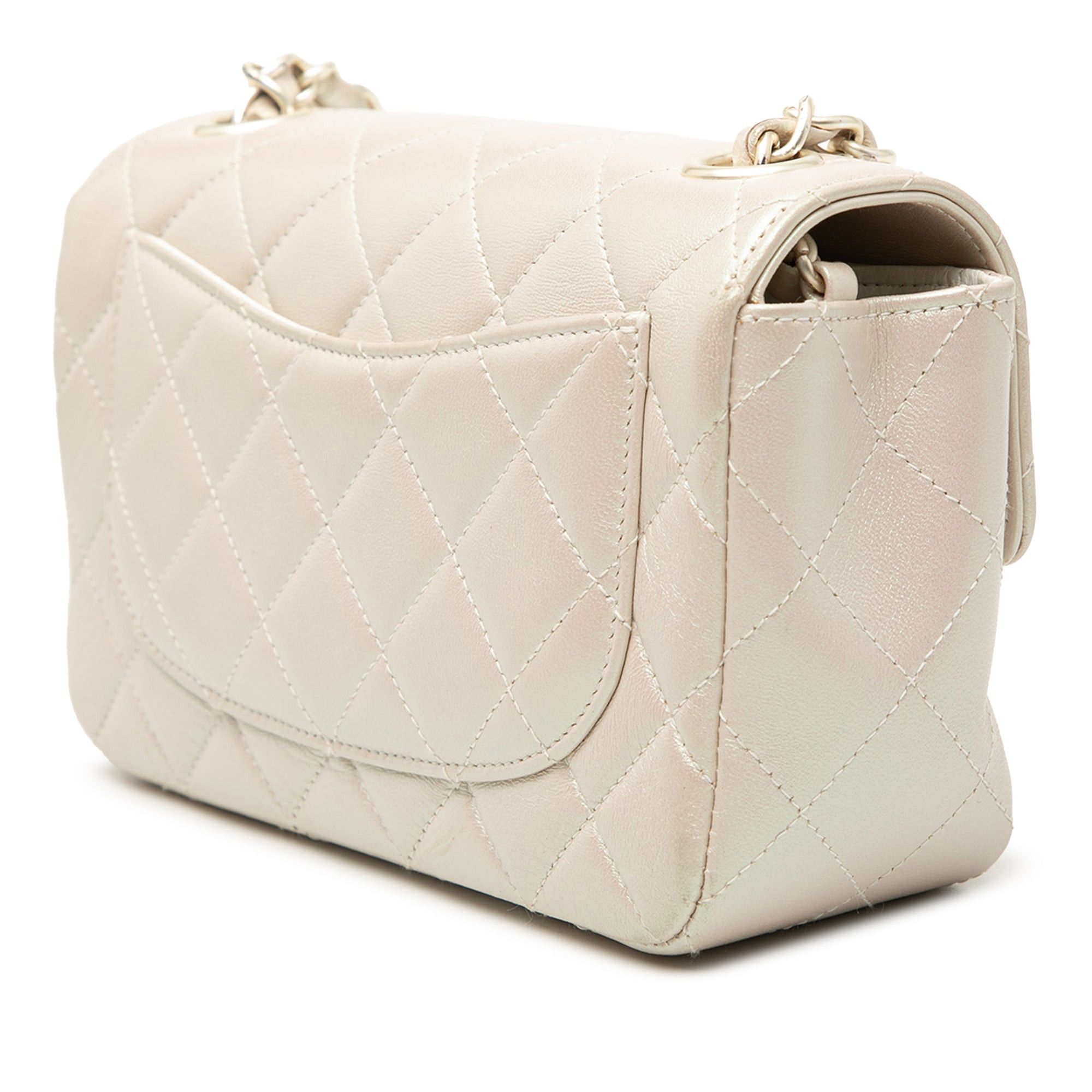 Chanel Mini Rectangular Classic Iridescent Lambskin Single Flap Size ONE SIZE - 2 Thumbnail