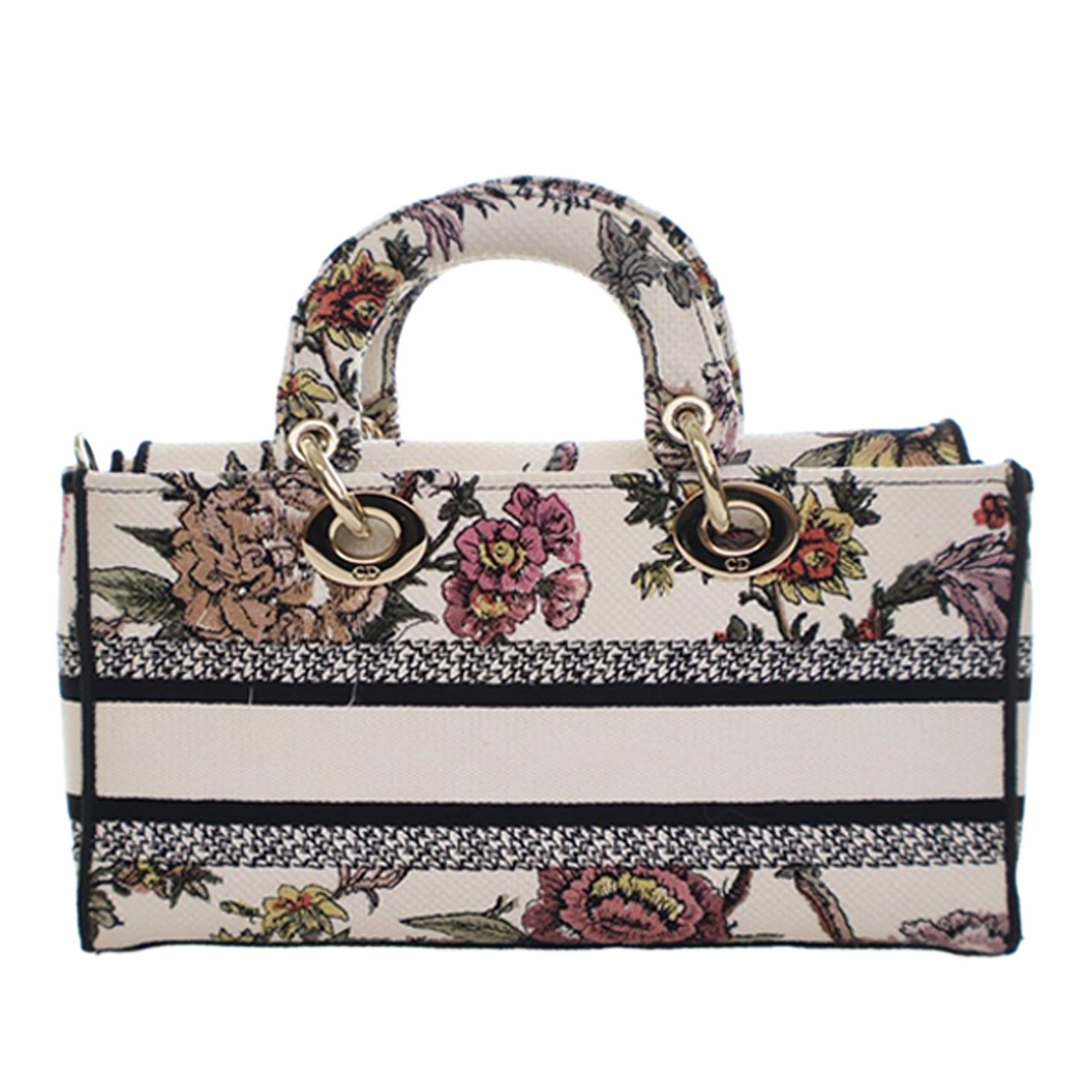 Dior Medium Embroidered Floral Canvas Lady D Joy Size ONE SIZE - 4 Thumbnail