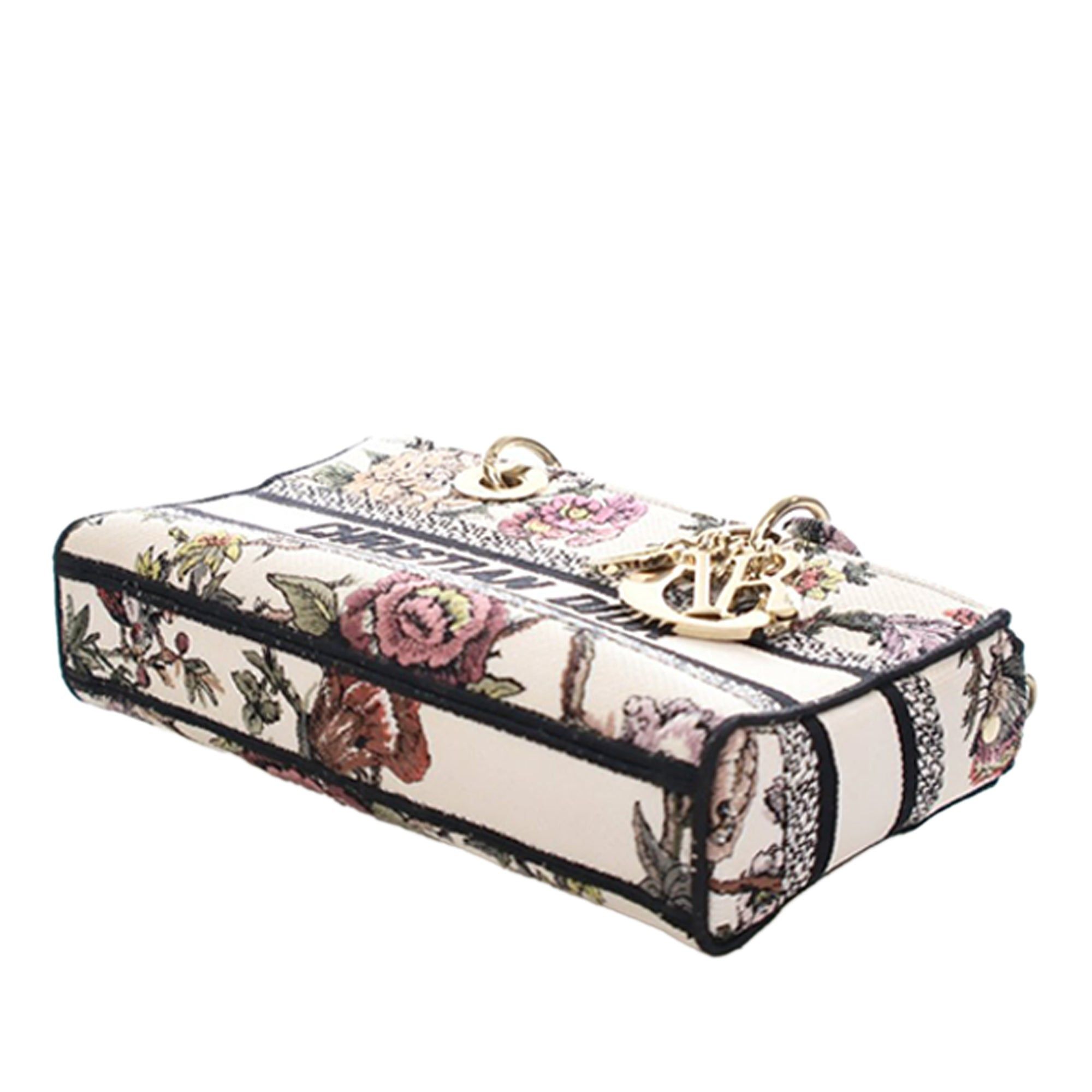 Dior Medium Embroidered Floral Canvas Lady D Joy Size ONE SIZE - 5 Thumbnail