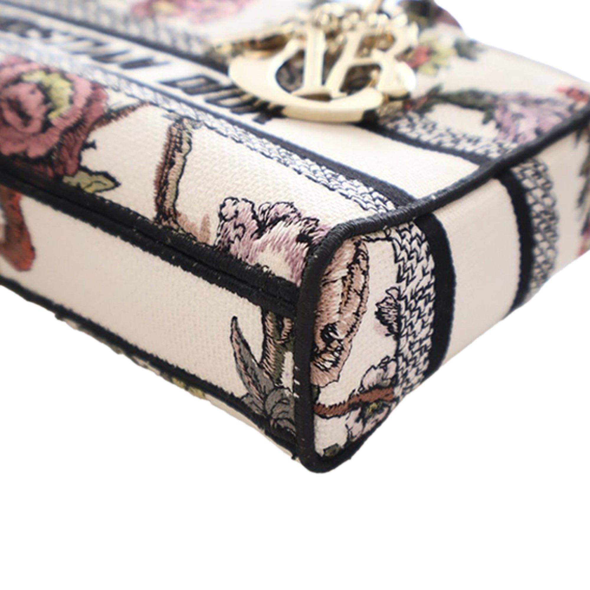 Dior Medium Embroidered Floral Canvas Lady D Joy Size ONE SIZE - 12 Thumbnail
