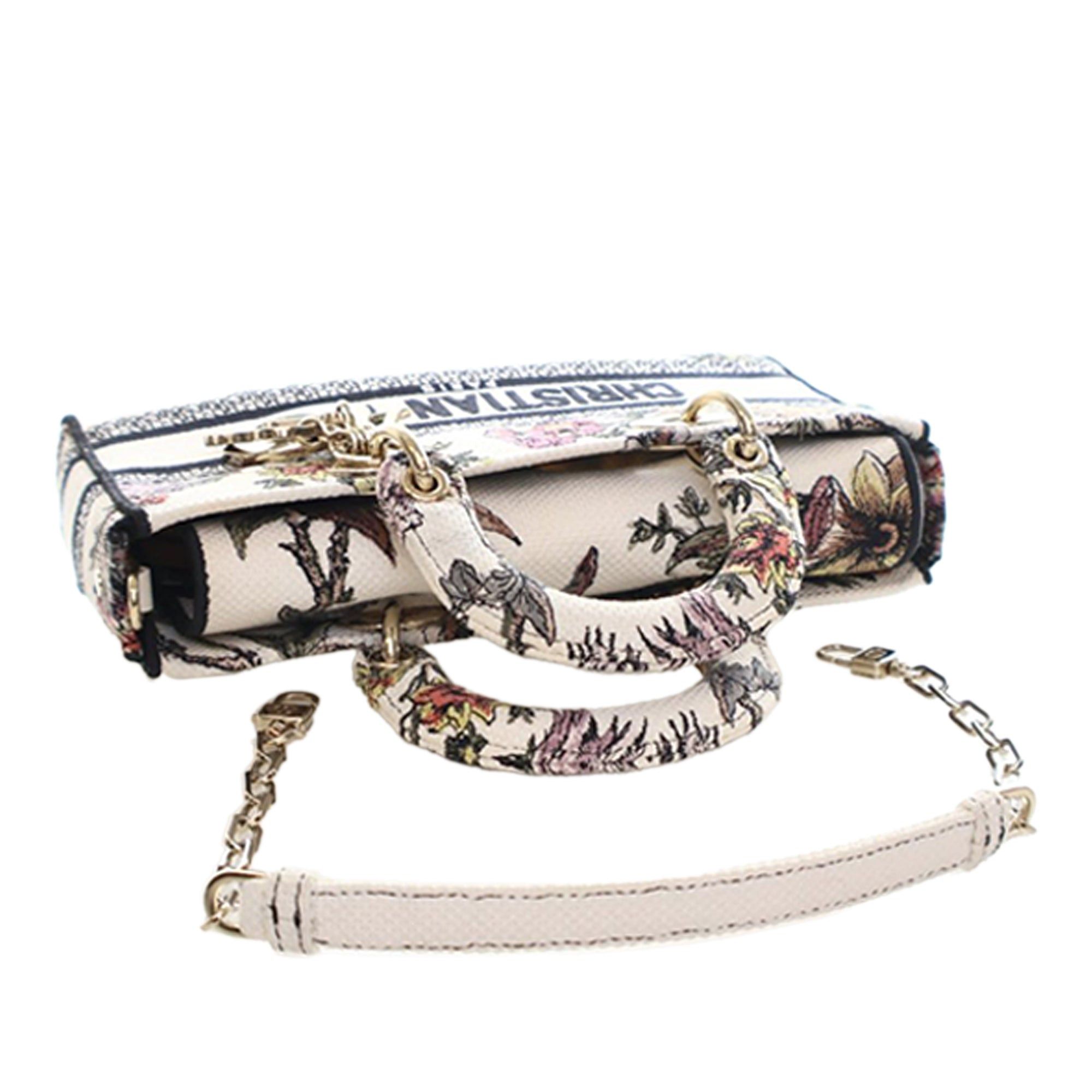 Dior Medium Embroidered Floral Canvas Lady D Joy Size ONE SIZE - 13 Thumbnail