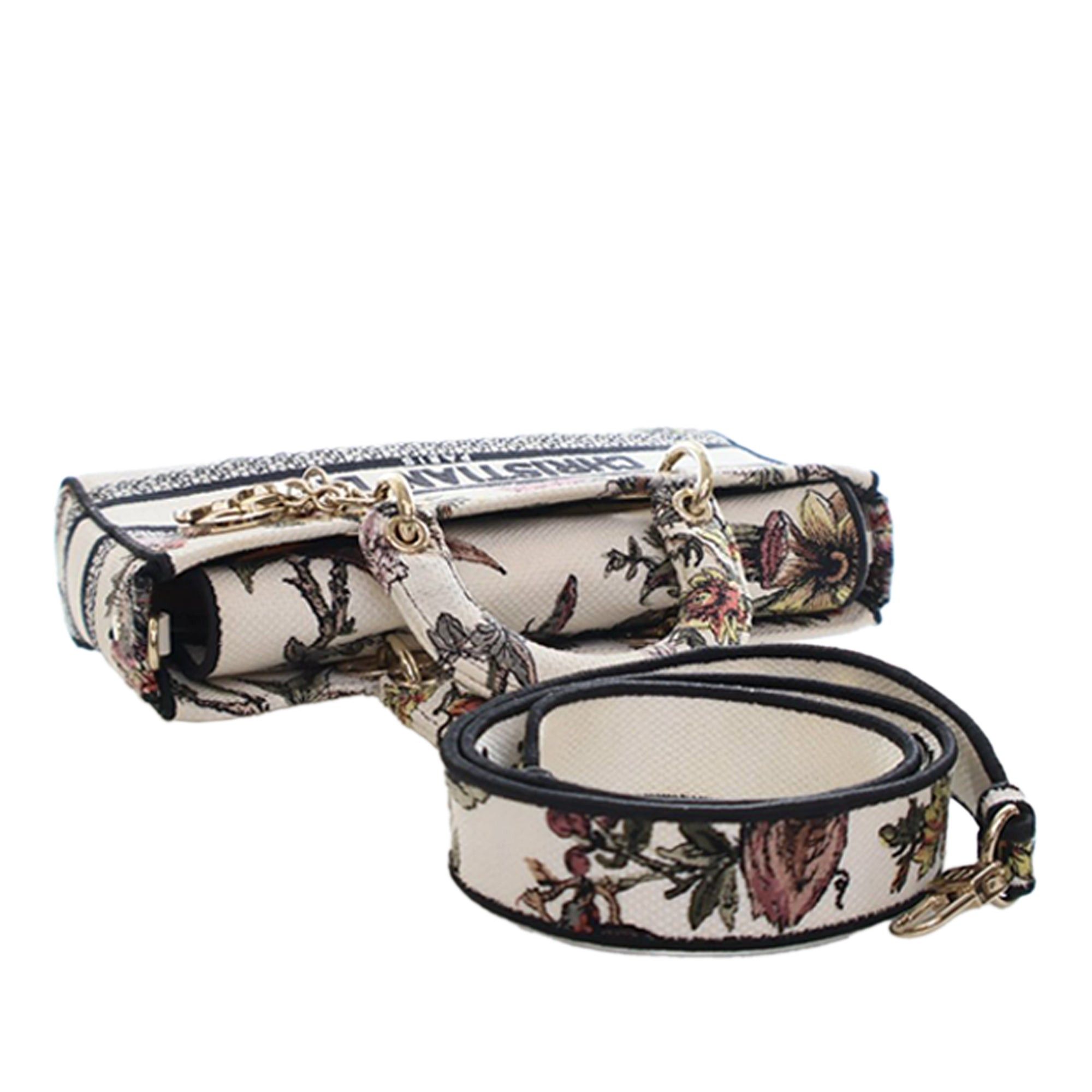 Dior Medium Embroidered Floral Canvas Lady D Joy Size ONE SIZE - 14 Thumbnail