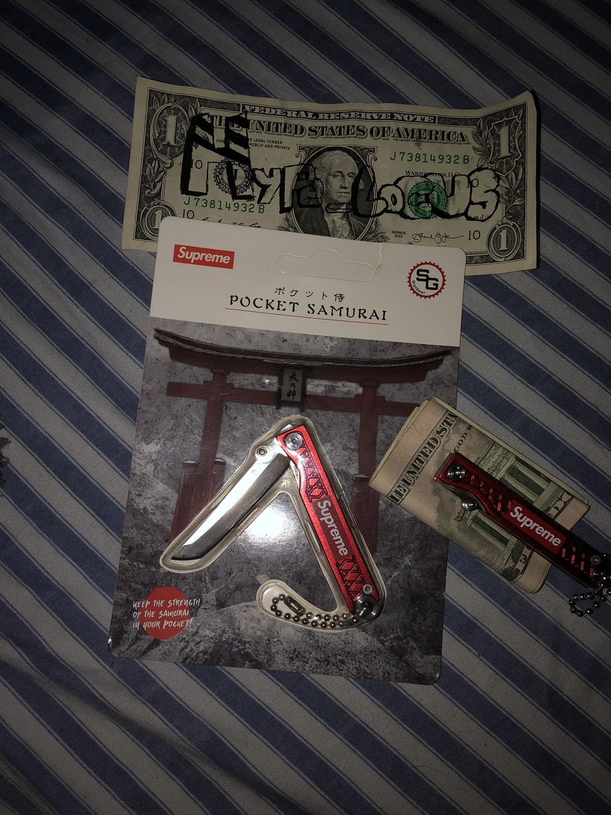 Supreme Supreme x StatGear™ Pocket Samurai Knife Red | Grailed