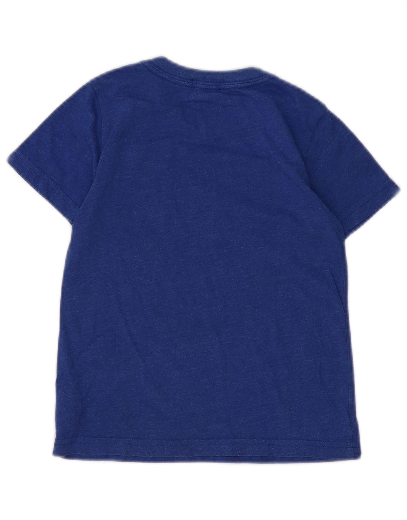 Polo Ralph Lauren Boys T-Shirt Top 3-4 Years Blue Flecked Cotton Size XXS / US 00 / IT 34 - 2 Thumbnail
