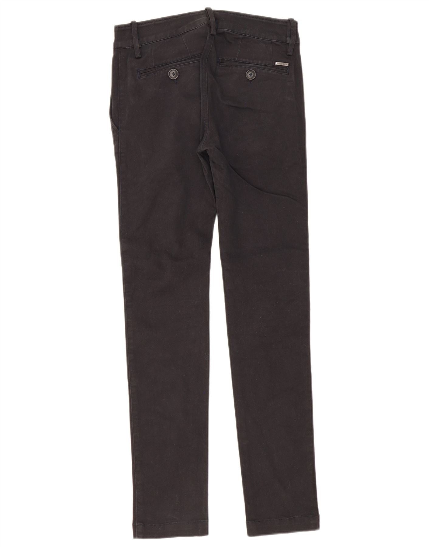 Diesel Womens Skinny Chino Trousers W26 L29 Black Cotton Size 42" / US 20 - 2 Thumbnail