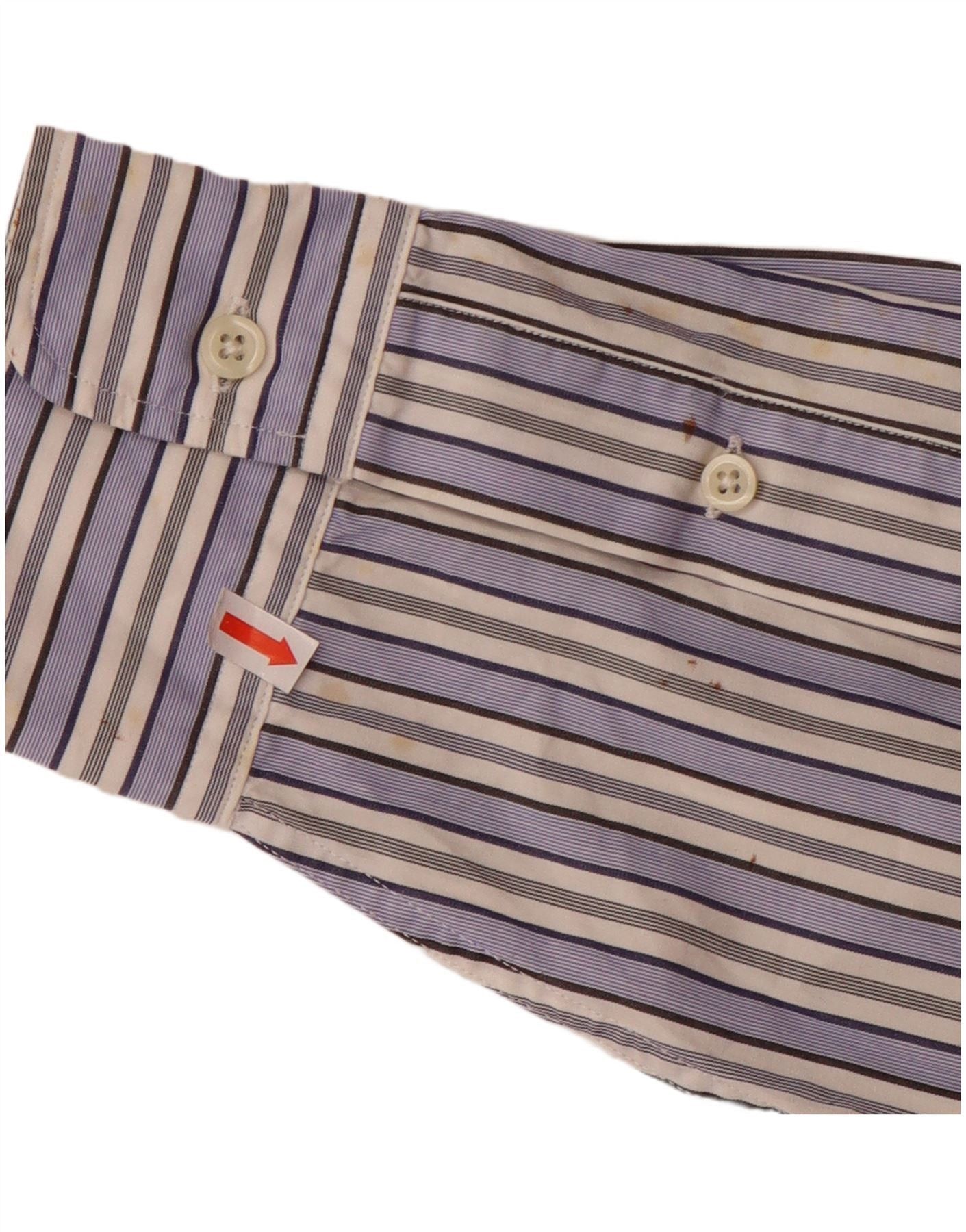 Polo Ralph Lauren Mens Lowell Shirt 16 Large Multicoloured Pinstripe Size US L / EU 52-54 / 3 - 3 Thumbnail