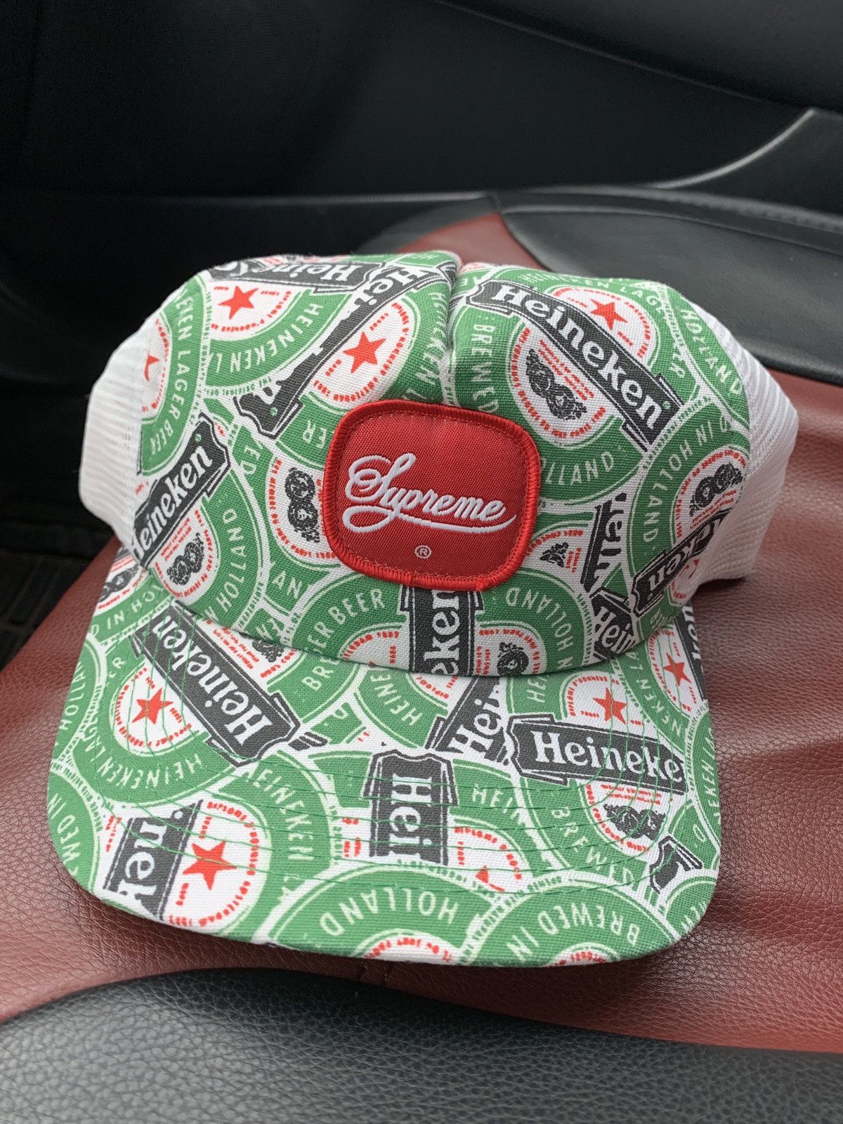 Supreme x Heineken Mesh Trucker SB Snapback S/S03 | Grailed