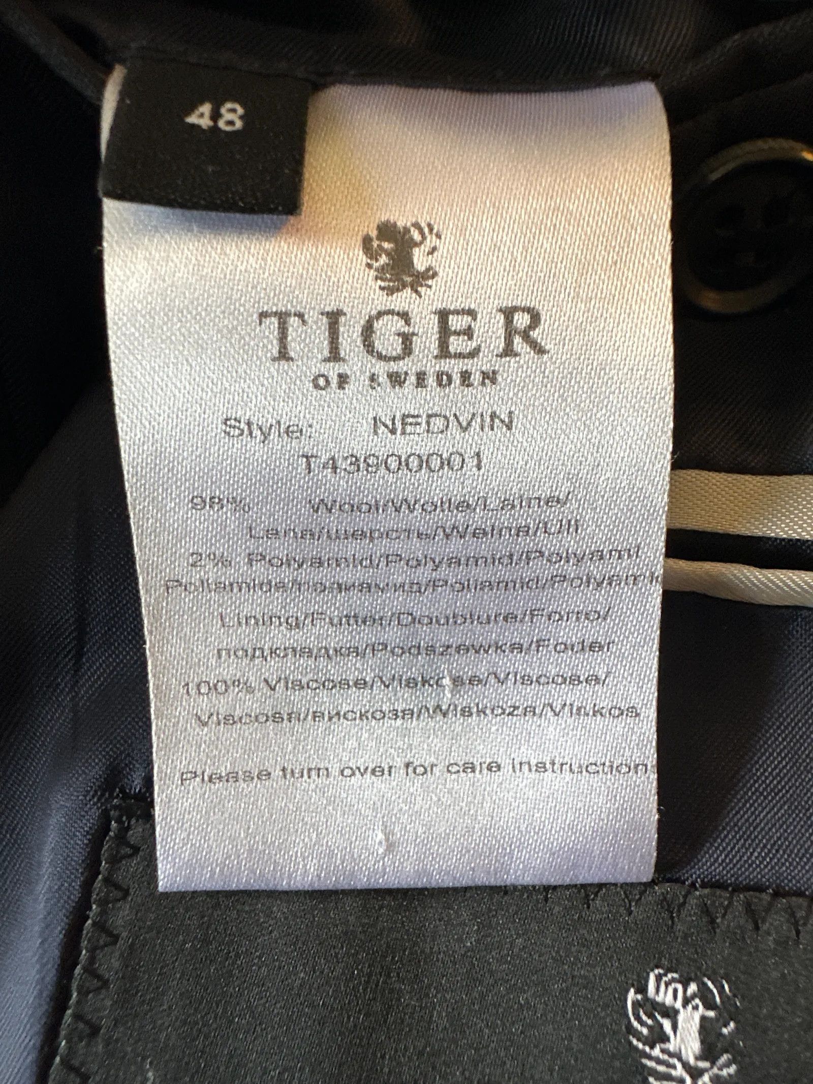 Tiger of Sweden Tiger of Sweden NEDVIN Suit Size 40R - 3 Thumbnail