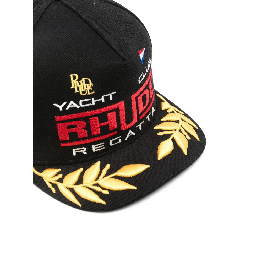 Rhude Rhude BLACK Hats Size ONE SIZE - 3 Thumbnail