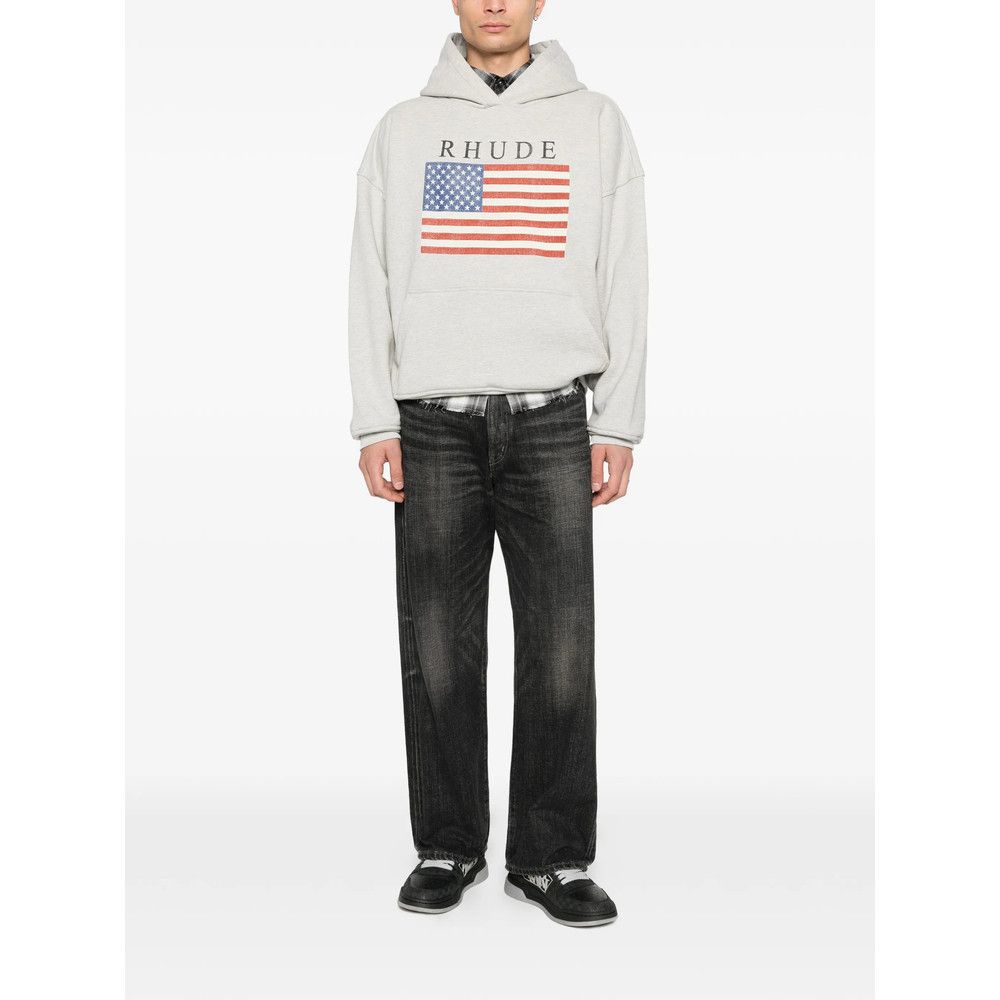 Rhude Rhude GREY Sweaters & Knitwear - Hoodies Size US XL / EU 56 / 4 - 2 Thumbnail