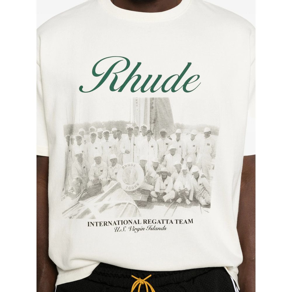 Rhude Rhude NEUTRALS T-Shirts & Vests - T-Shirts Size US XXL / EU 58 / 5 - 5 Thumbnail