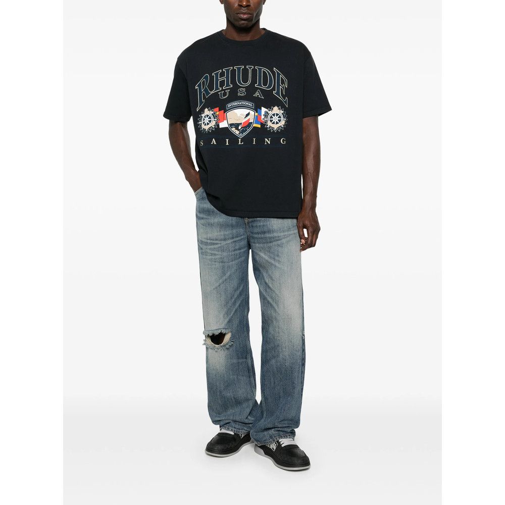 Rhude Rhude BLACK T-Shirts & Vests - T-Shirts Size US M / EU 48-50 / 2 - 5 Thumbnail