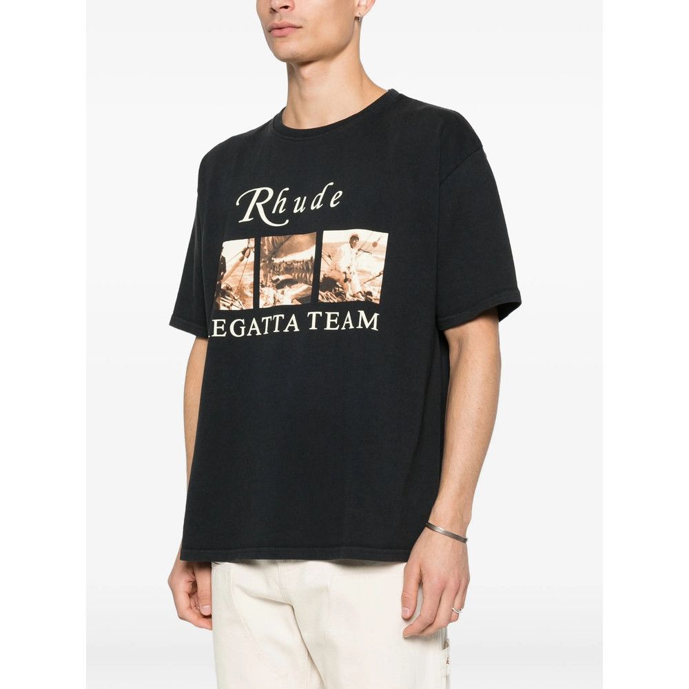 Rhude Rhude BLACK T-Shirts & Vests - T-Shirts Size US M / EU 48-50 / 2 - 5 Thumbnail
