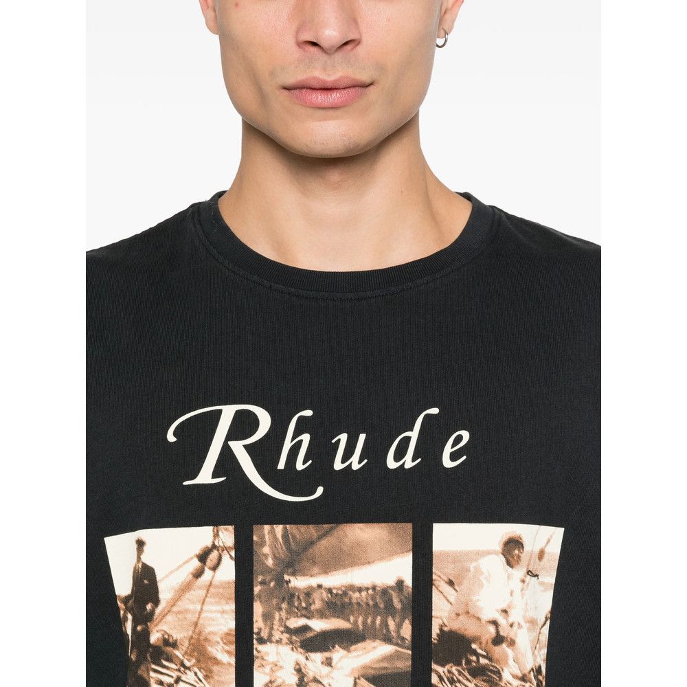 Rhude Rhude BLACK T-Shirts & Vests - T-Shirts Size US M / EU 48-50 / 2 - 2 Thumbnail