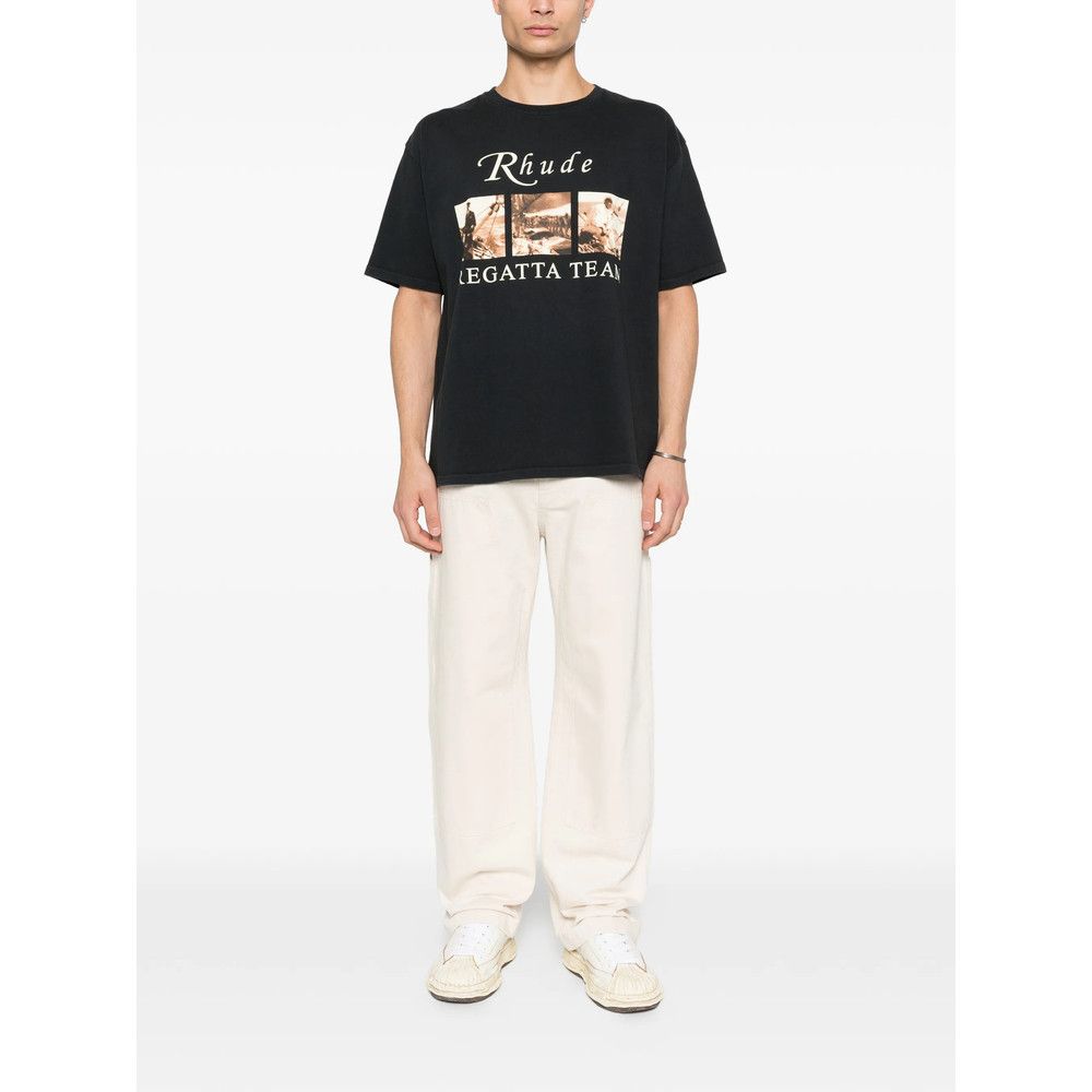 Rhude Rhude BLACK T-Shirts & Vests - T-Shirts Size US M / EU 48-50 / 2 - 4 Thumbnail