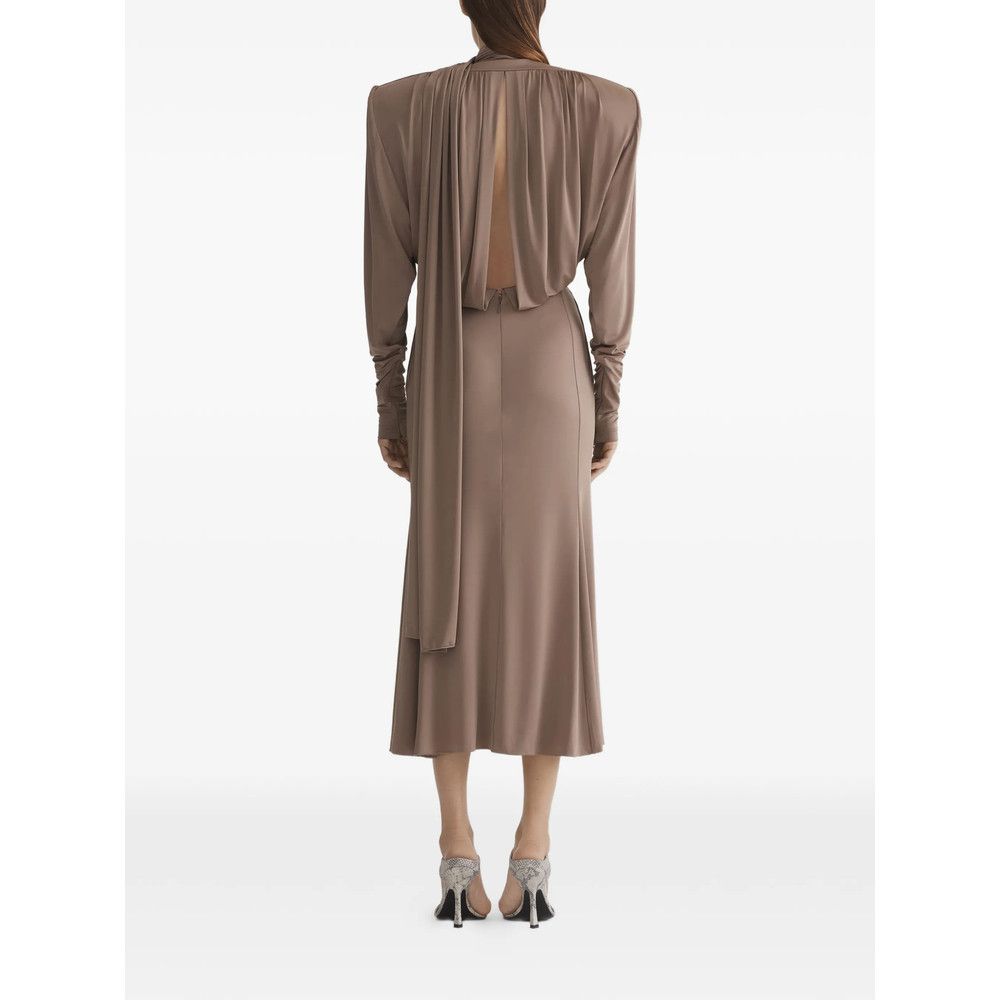 Mugler Mugler BROWN Dresses - Day Dresses Size S / US 4 / IT 40 - 4 Thumbnail