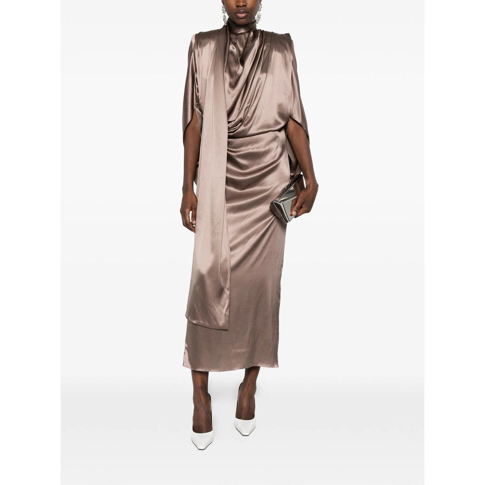 Mugler Mugler BROWN Dresses - Evening Dresses Size M / US 6-8 / IT 42-44 - 3 Thumbnail