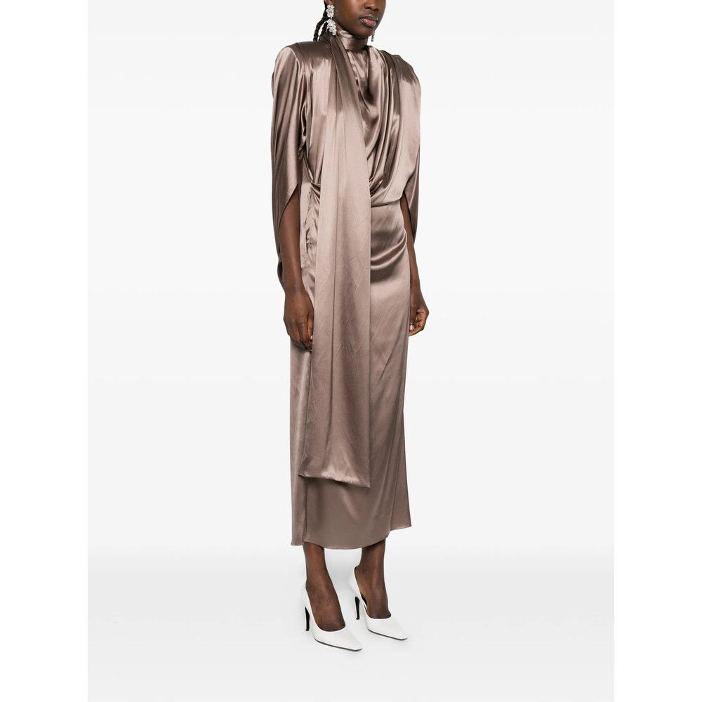 Mugler Mugler BROWN Dresses - Evening Dresses Size M / US 6-8 / IT 42-44 - 4 Thumbnail