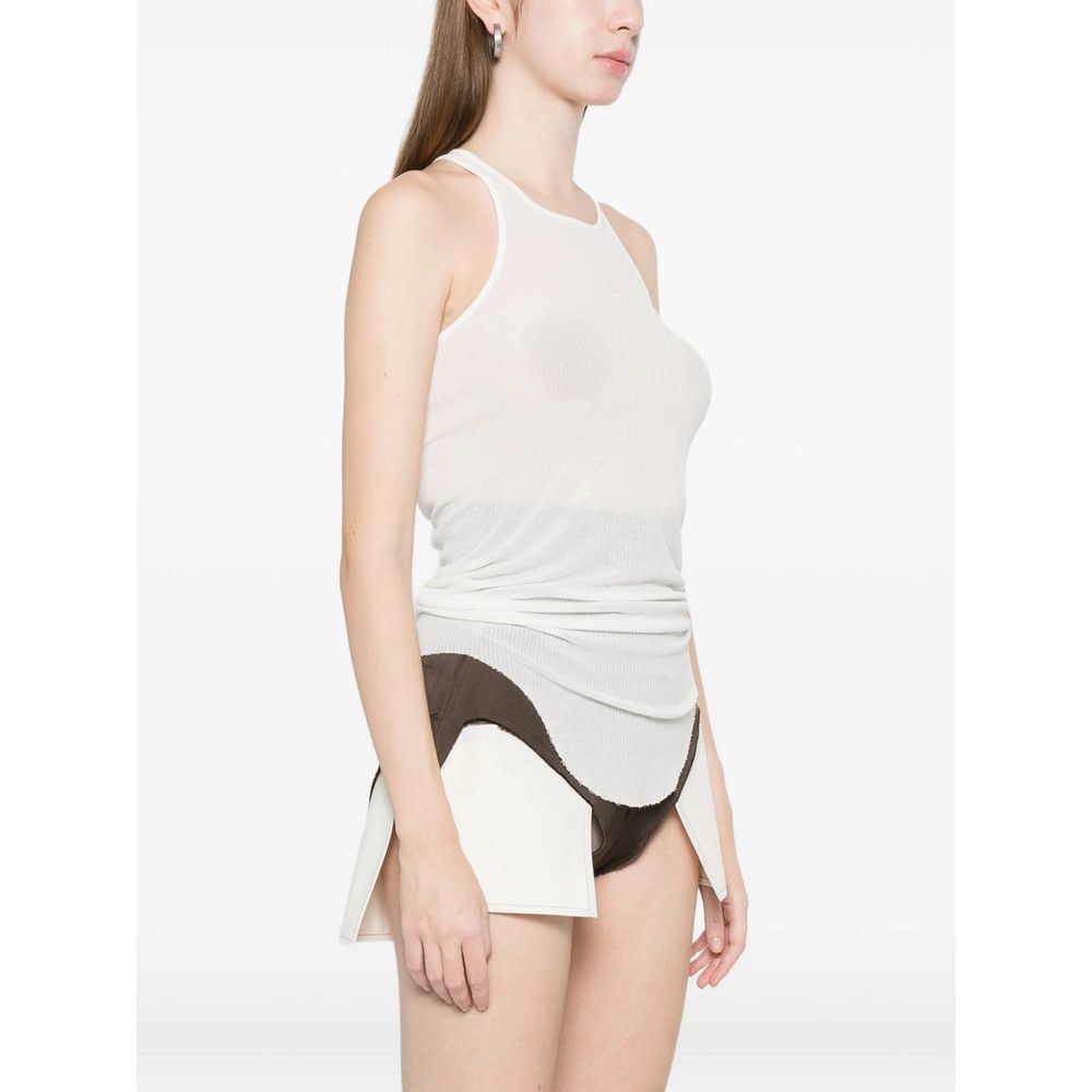 Rick Owens Rick Owens WHITE Tops - Vests & Tank Tops Size M / US 6-8 / IT 42-44 - 3 Thumbnail