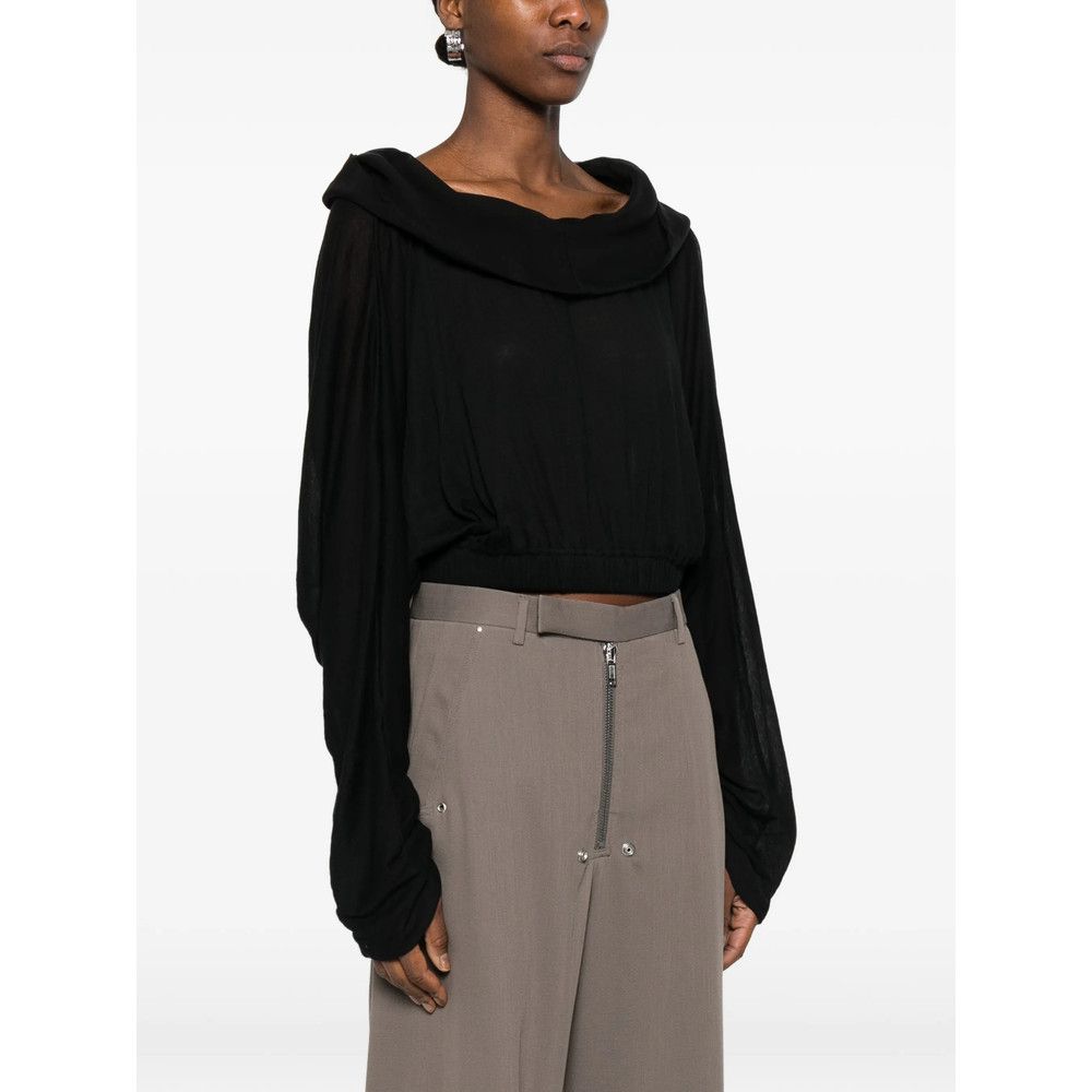 Rick Owens Rick Owens BLACK Tops - T-shirts & Jerseys Size M / US 6-8 / IT 42-44 - 4 Thumbnail