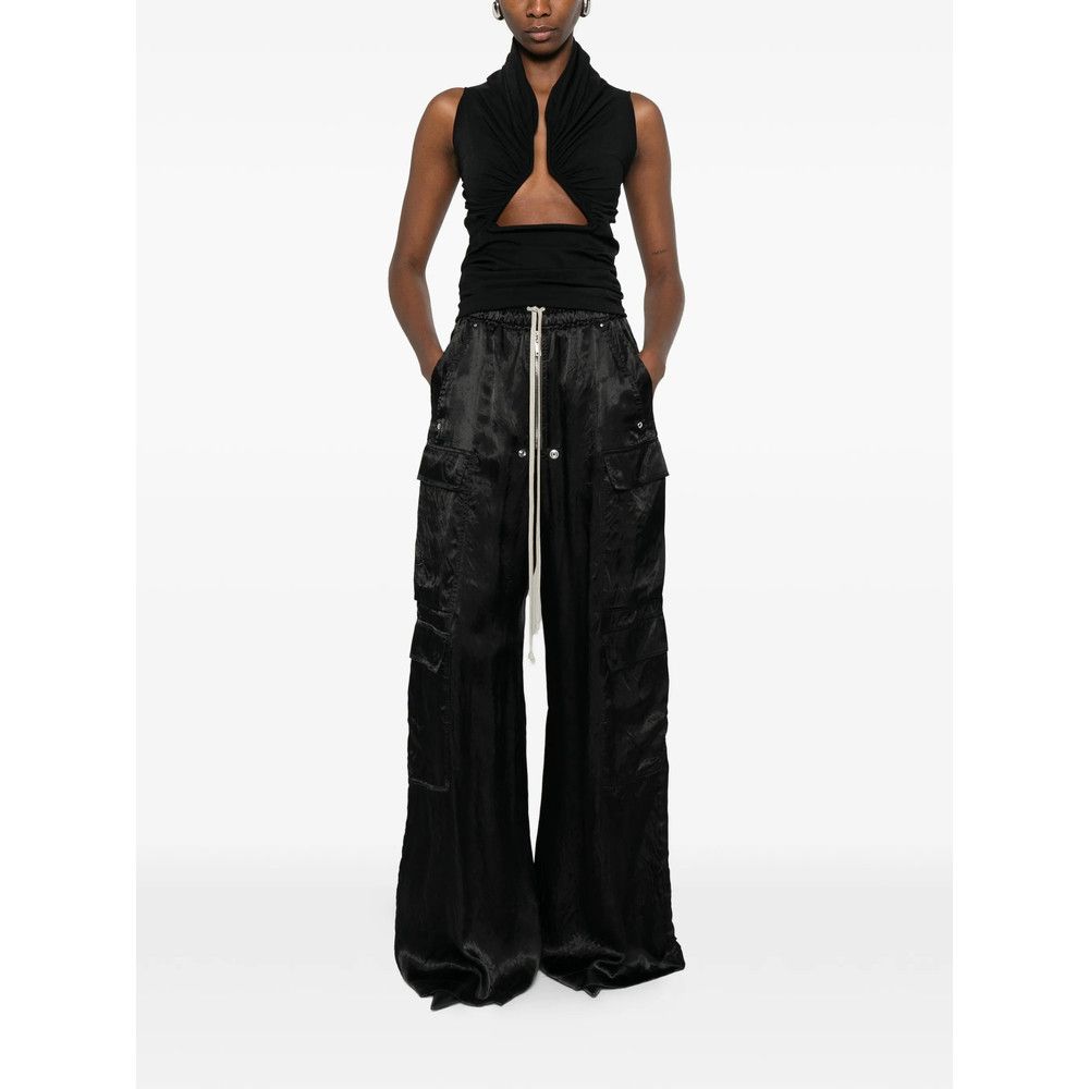 Rick Owens Rick Owens BLACK Trousers - Straight Trousers Size 30" / US 8 / IT 44 - 2 Thumbnail