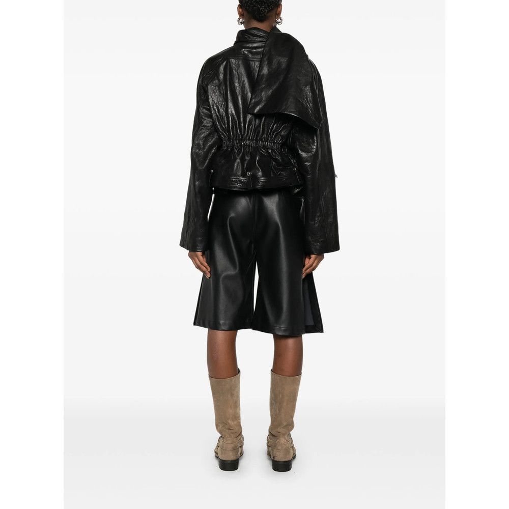 Rick Owens Rick Owens BLACK Jackets - Leather Jackets Size M / US 6-8 / IT 42-44 - 4 Thumbnail