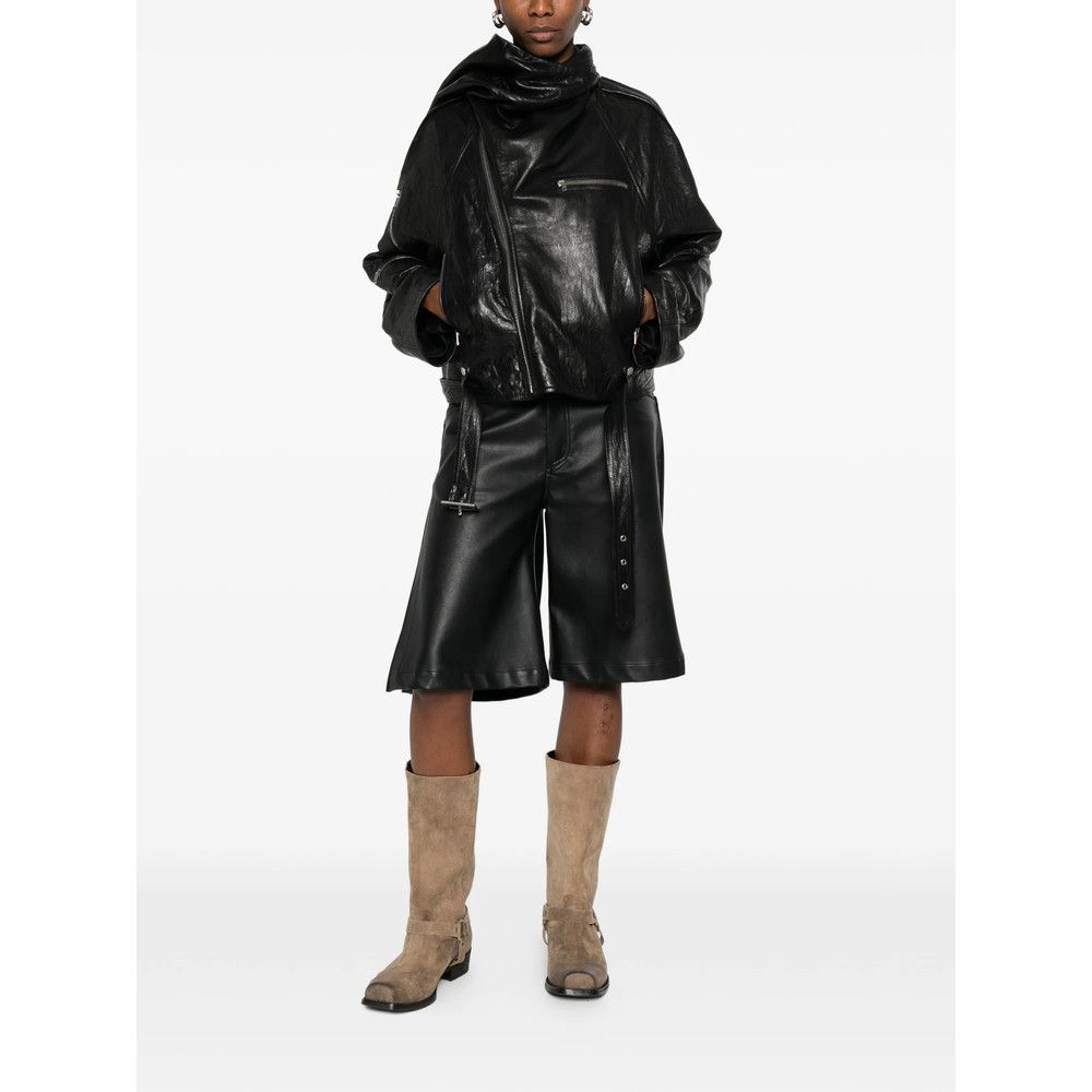 Rick Owens Rick Owens BLACK Jackets - Leather Jackets Size M / US 6-8 / IT 42-44 - 3 Thumbnail