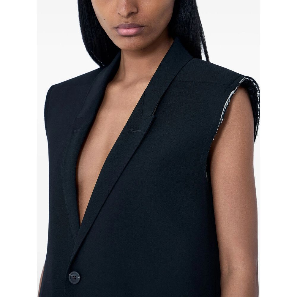 Rick Owens Rick Owens BLACK Jackets - Waistcoat & Gilets Size M / US 6-8 / IT 42-44 - 2 Thumbnail
