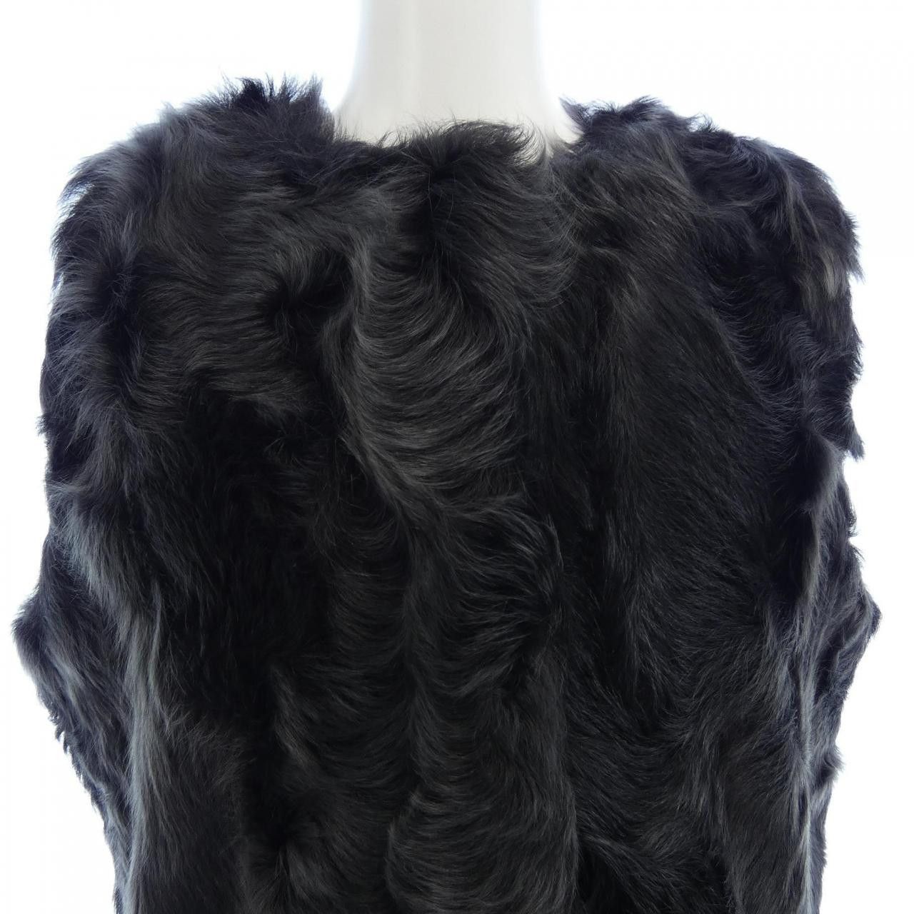 Other Other KB FUR Shearling Long Vest Fur Outerwear DUTY FREE for USA Size ONE SIZE - 5 Thumbnail