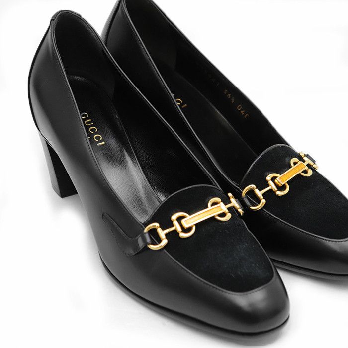 Gucci Gucci Gucci Horsebit Suede Leather Pumps Leather Shoes DUTY FREE for USA Size ONE SIZE - 6 Thumbnail