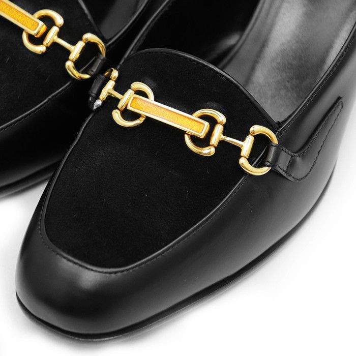 Gucci Gucci Gucci Horsebit Suede Leather Pumps Leather Shoes DUTY FREE for USA Size ONE SIZE - 2 Thumbnail