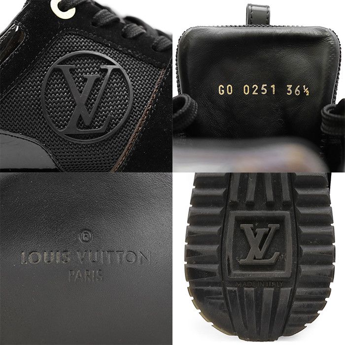 Louis Vuitton Louis Vuitton Louis Vuitton Run Away Monogram Leather Suede Mesh Sneakers Textile Shoes DUTY FREE for USA Size ONE SIZE - 10 Thumbnail
