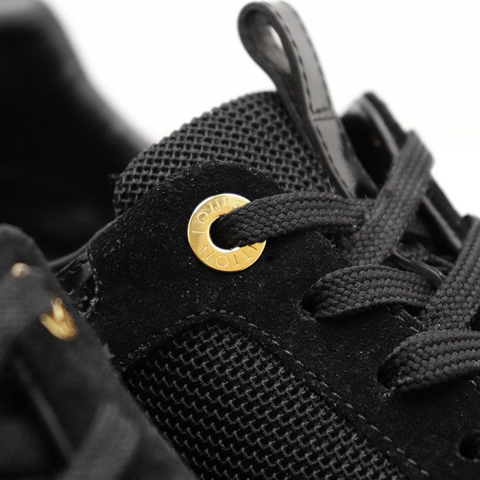 Louis Vuitton Louis Vuitton Louis Vuitton Run Away Monogram Leather Suede Mesh Sneakers Textile Shoes DUTY FREE for USA Size ONE SIZE - 13 Thumbnail