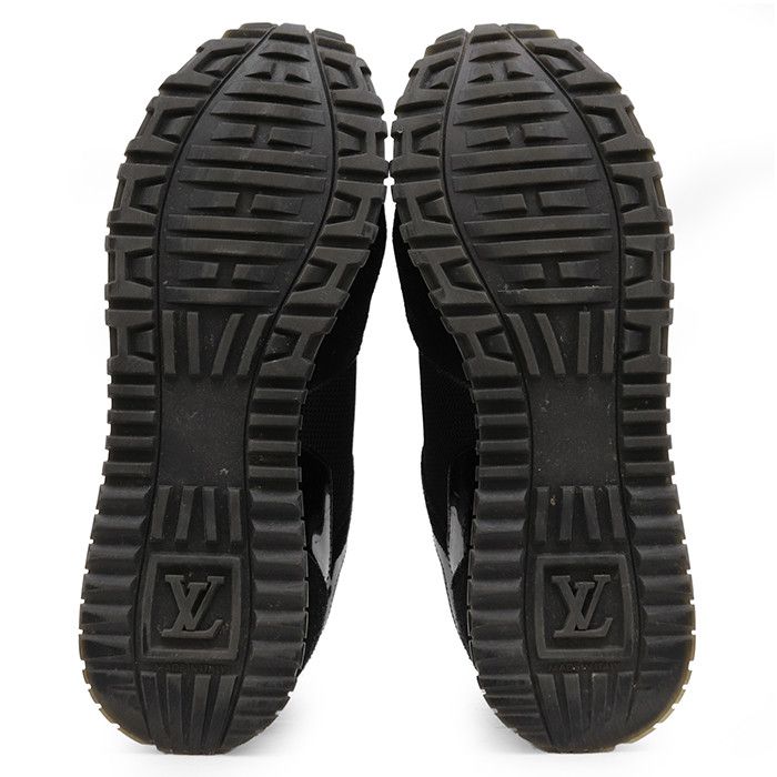 Louis Vuitton Louis Vuitton Louis Vuitton Run Away Monogram Leather Suede Mesh Sneakers Textile Shoes DUTY FREE for USA Size ONE SIZE - 6 Thumbnail
