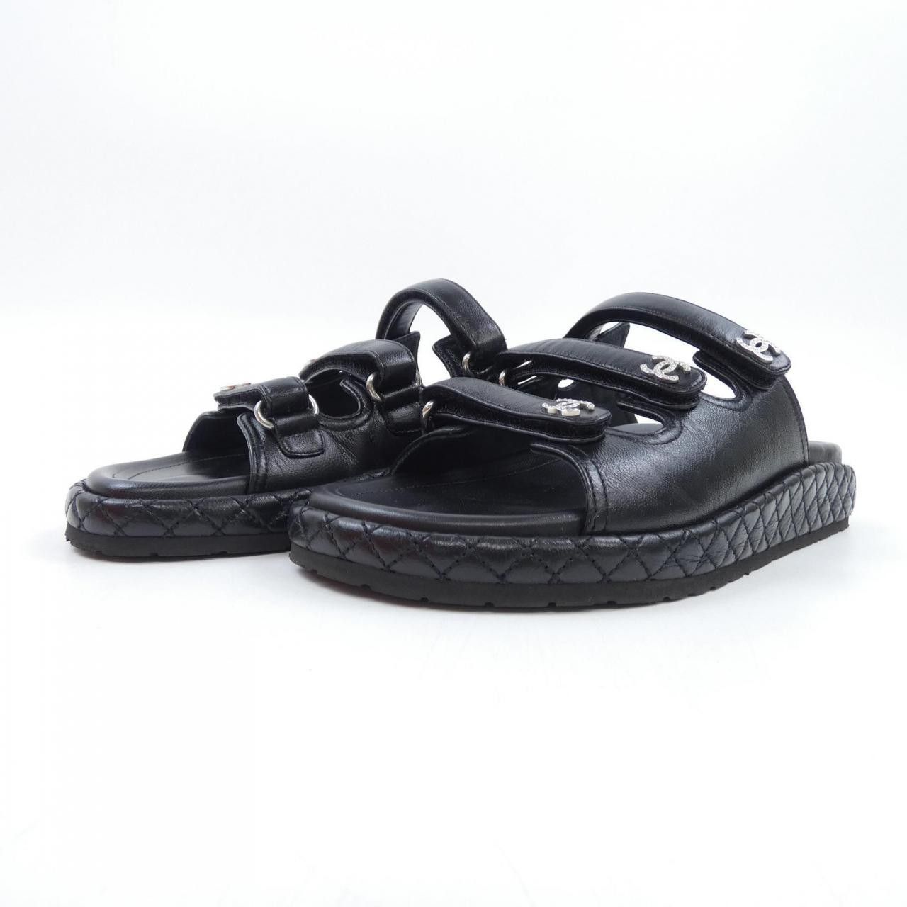 Chanel Chanel Chanel G46197B19022 Lambskin Mule Leather Shoes G46197B19022 DUTY FREE for USA Size ONE SIZE - 3 Thumbnail