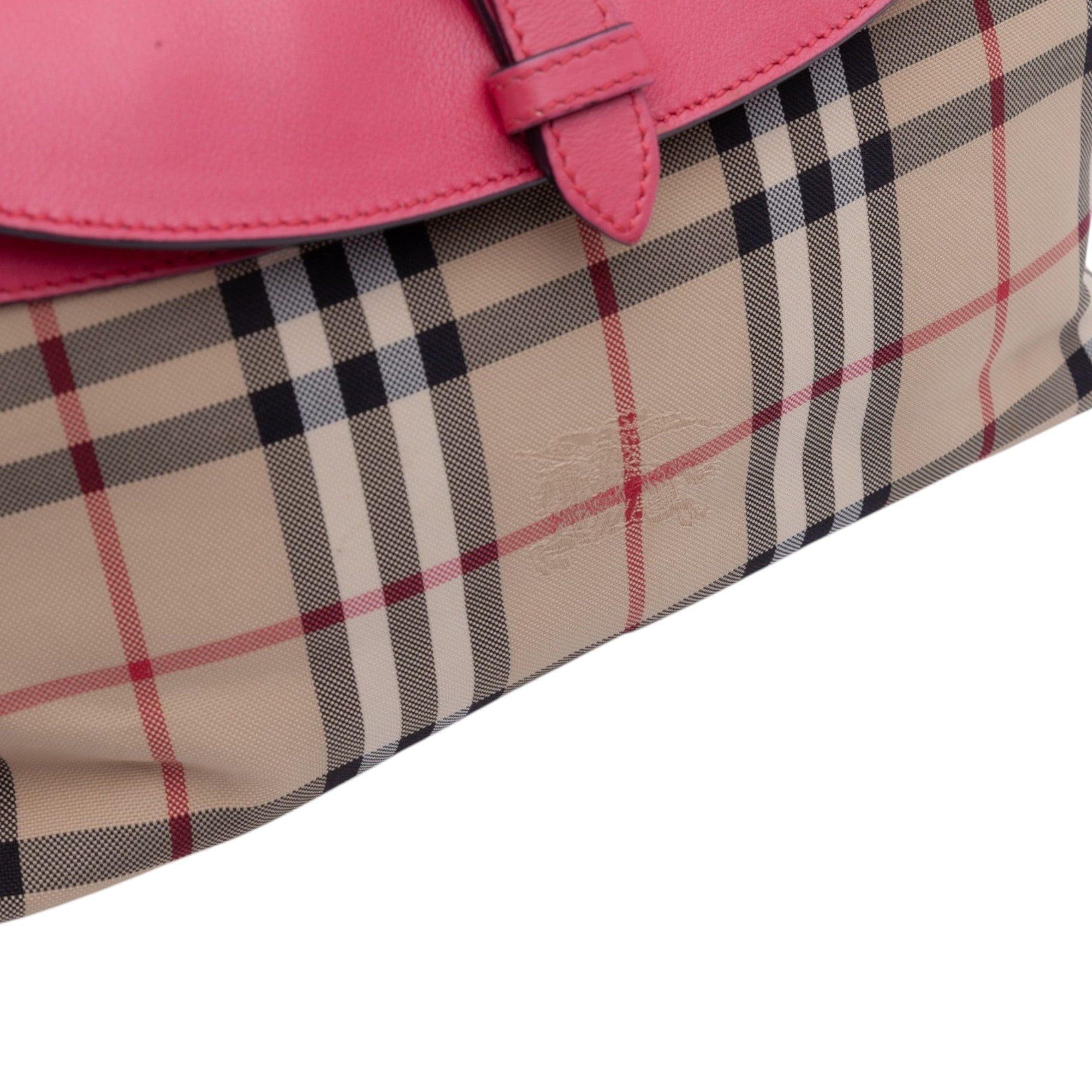Burberry Haymarket Check Canvas Leah Crossbody Size ONE SIZE - 7 Thumbnail