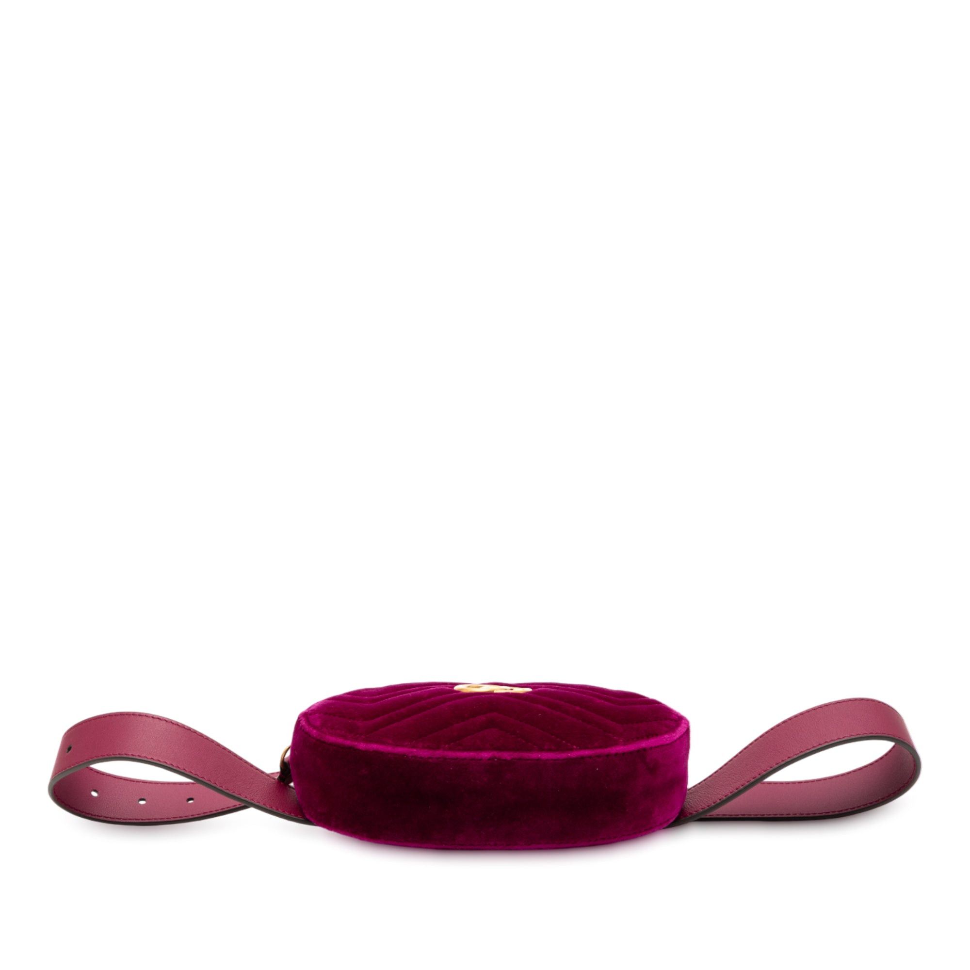 Gucci GG Marmont Matelasse Velvet Belt Bag Size ONE SIZE - 3 Thumbnail