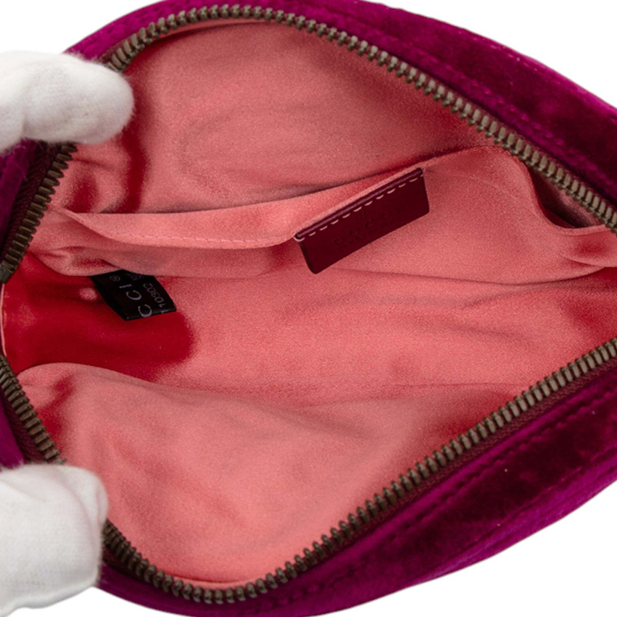 Gucci GG Marmont Matelasse Velvet Belt Bag Size ONE SIZE - 4 Thumbnail