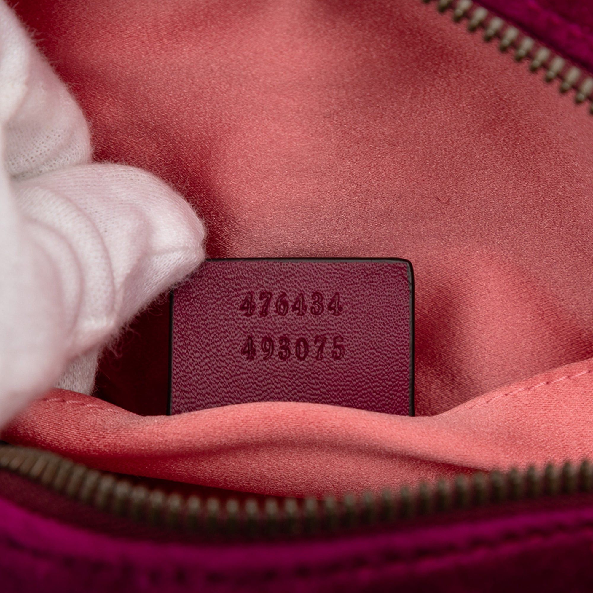 Gucci GG Marmont Matelasse Velvet Belt Bag Size ONE SIZE - 6 Thumbnail