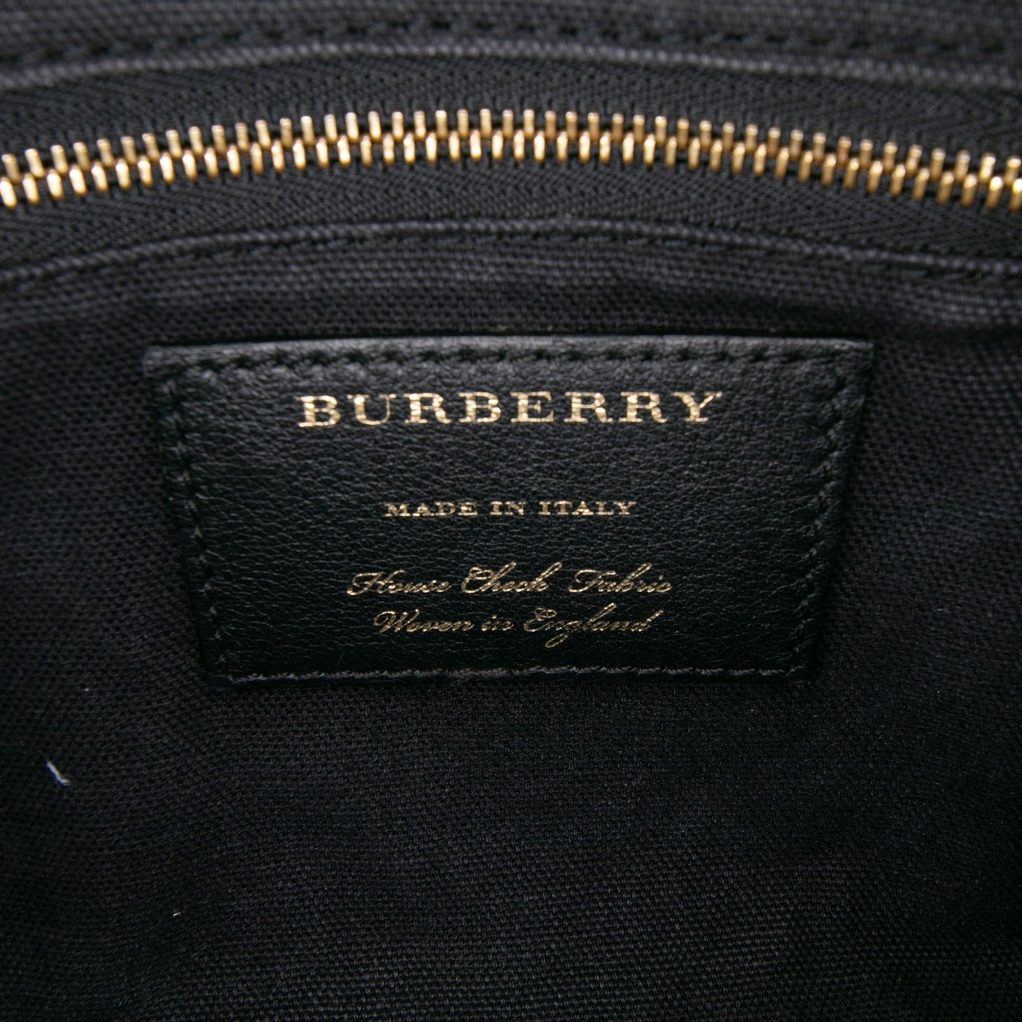 Burberry Small House Check Canvas Alchester Bowling Bag Size ONE SIZE - 5 Thumbnail