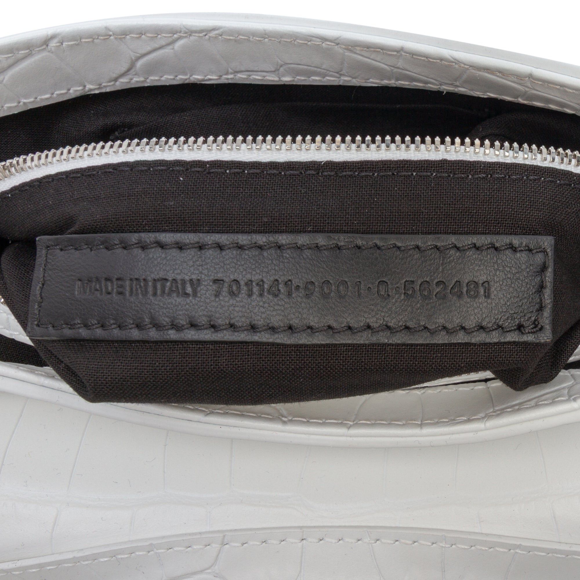 Balenciaga Small Croc Embossed Leather Lindsay Satchel Size ONE SIZE - 6 Thumbnail