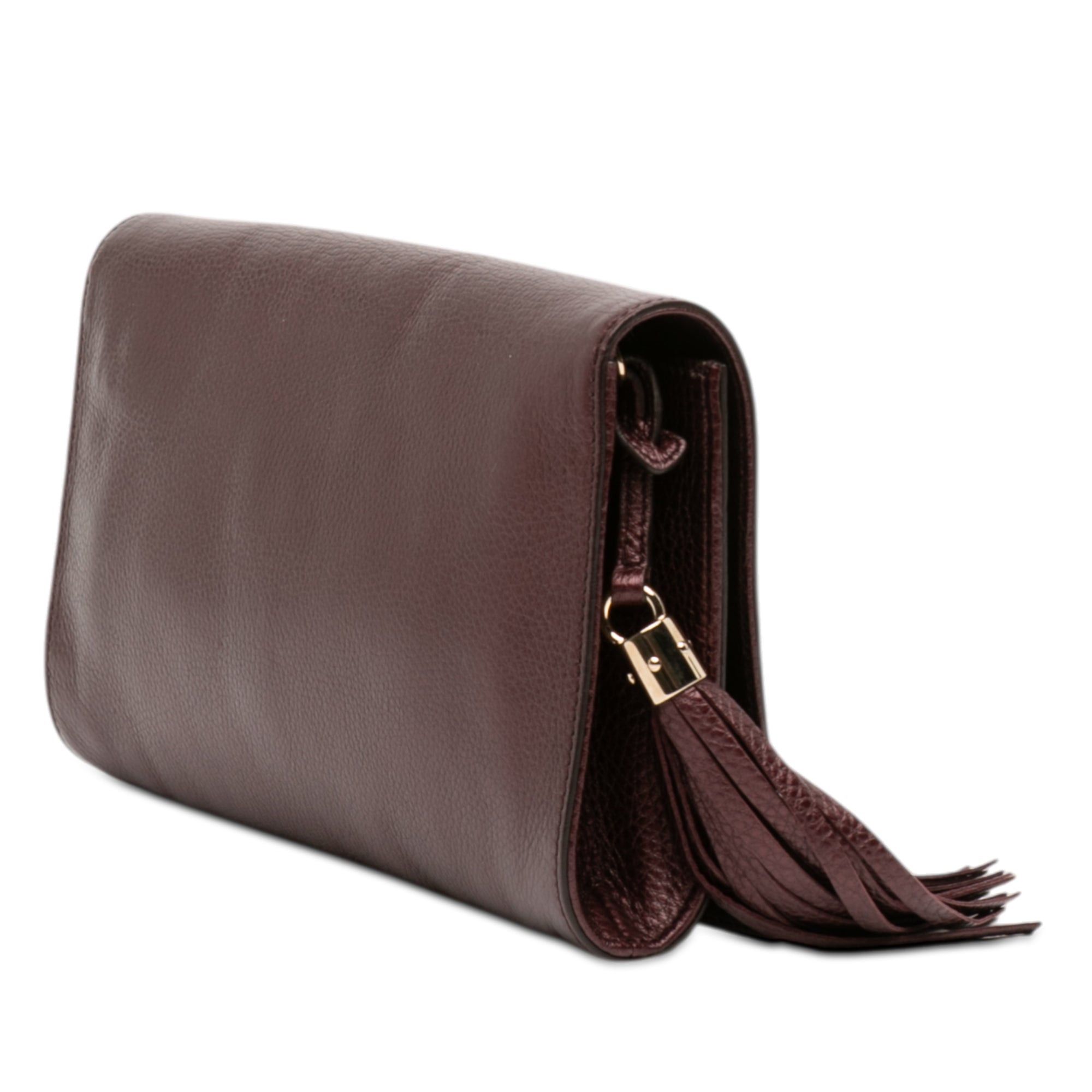 Gucci Metallic Leather Soho Disco Clutch Size ONE SIZE - 2 Thumbnail