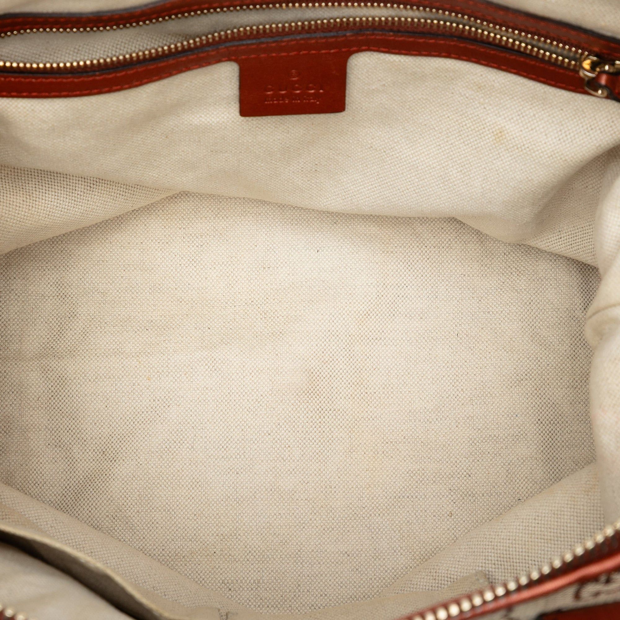 Gucci GG Canvas Heart Bit Satchel Size ONE SIZE - 4 Thumbnail